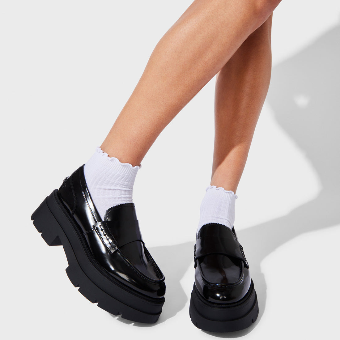 LETTUCE EDGE ANKLET WHITE - Image 2