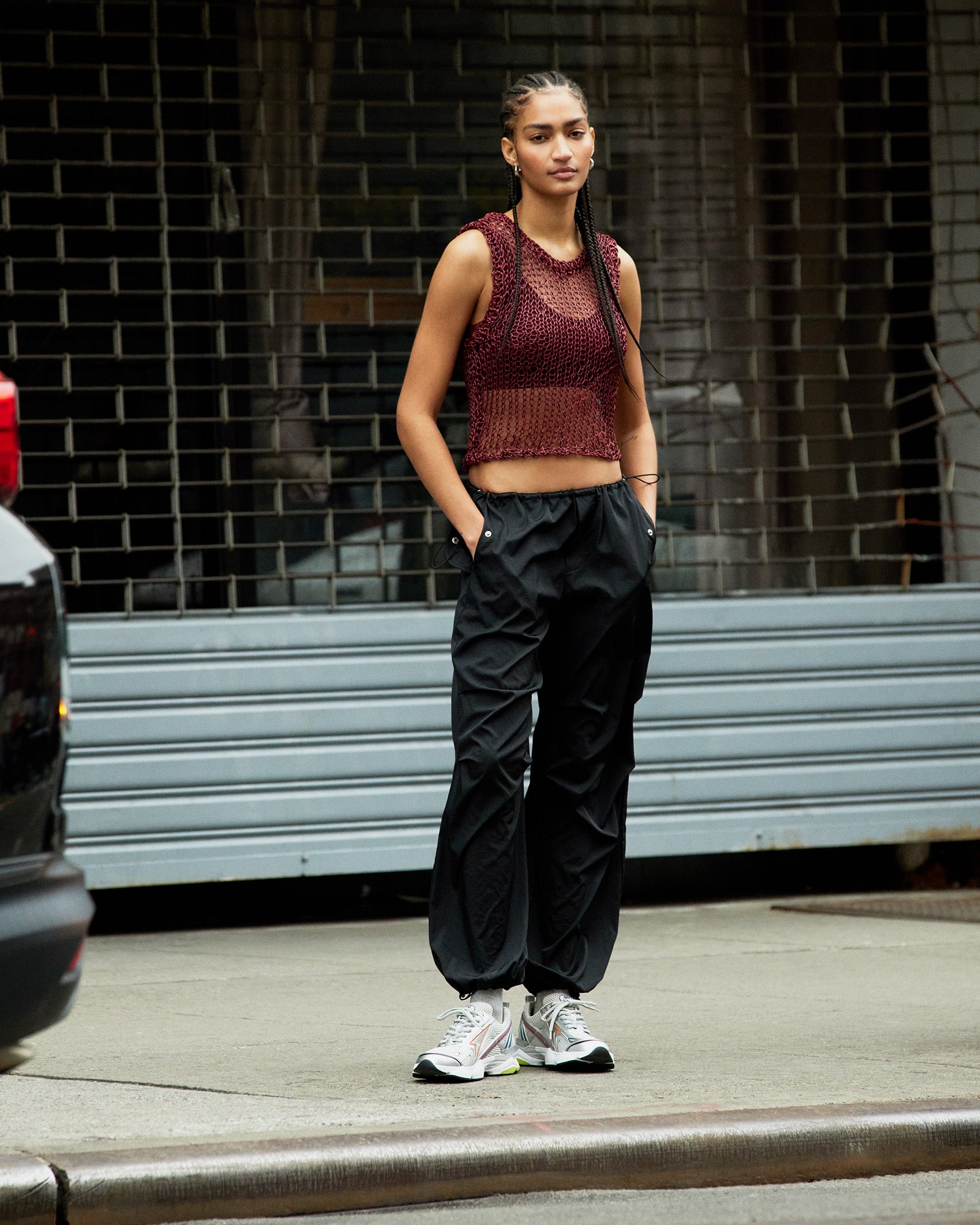 PIA PARACHUTE PANT BLACK - Image 5