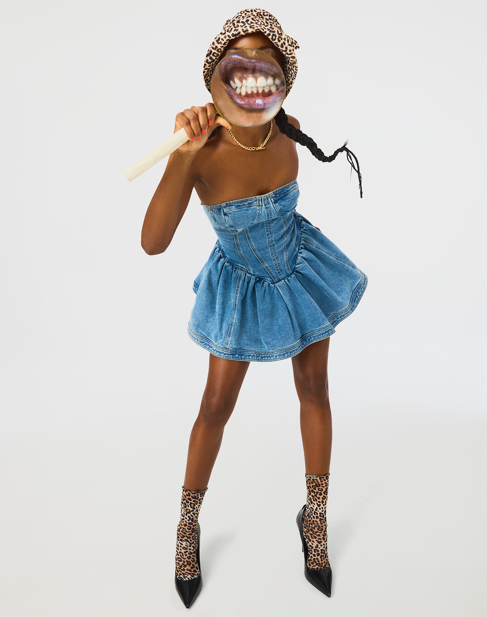 RINA DENIM TOP - Image 7