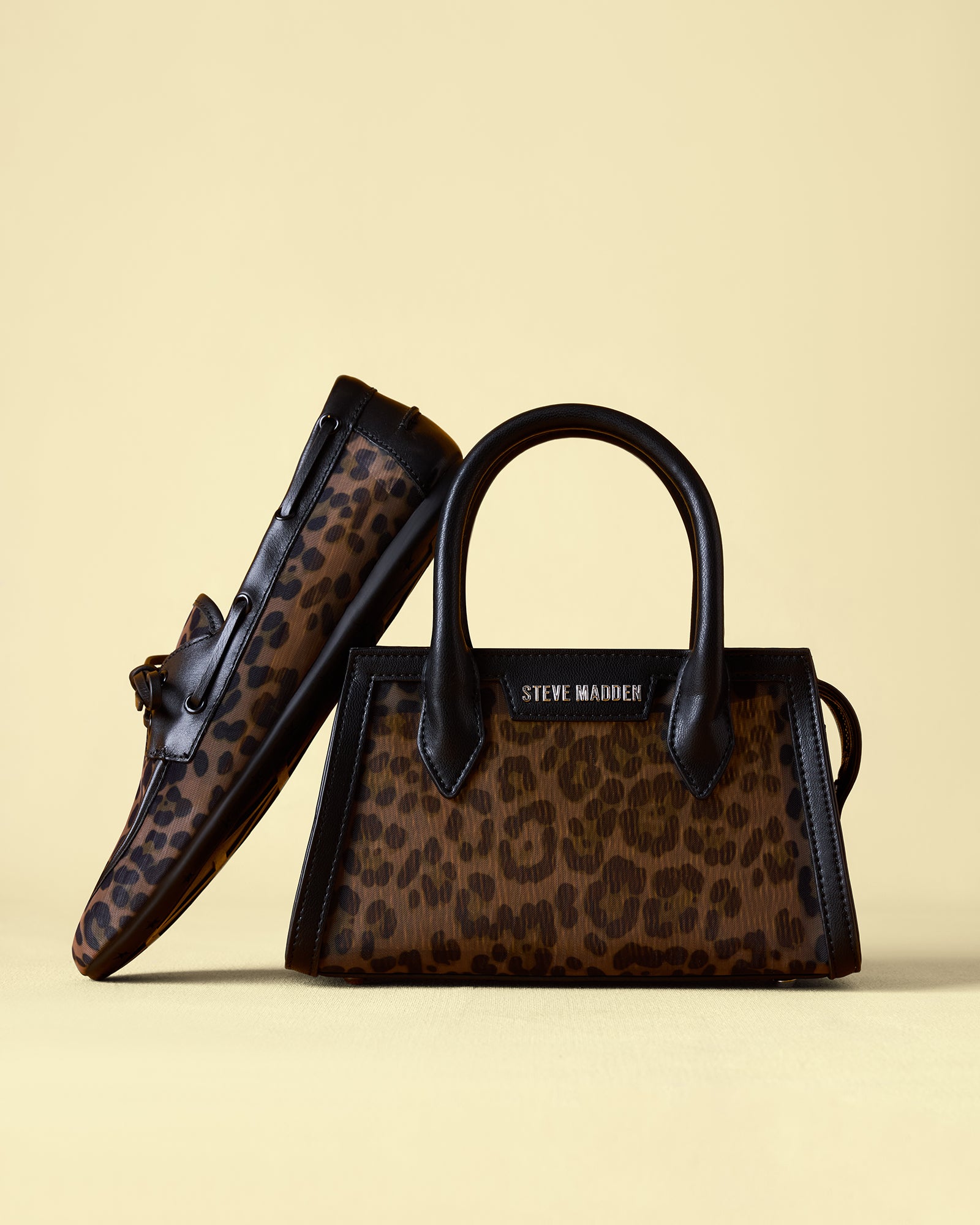 SAG SHOE AND PEACHY BAG LEOPARD BUNDLE