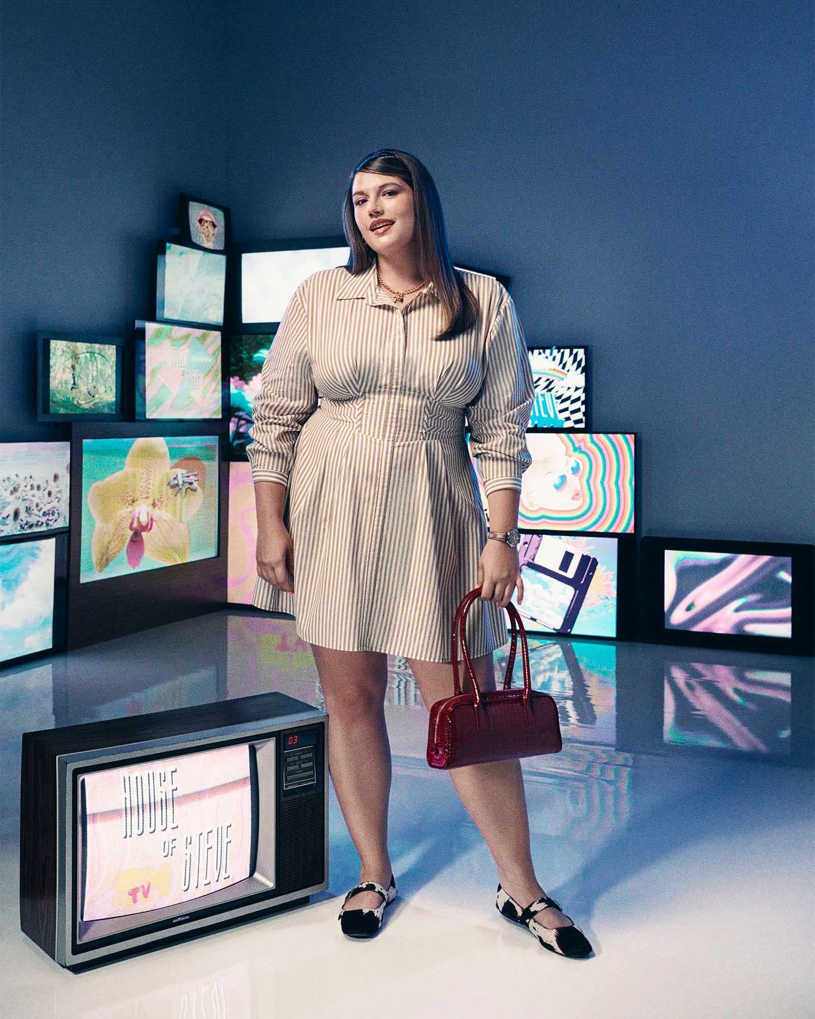 ARIA DRESS TAUPE - Image 5