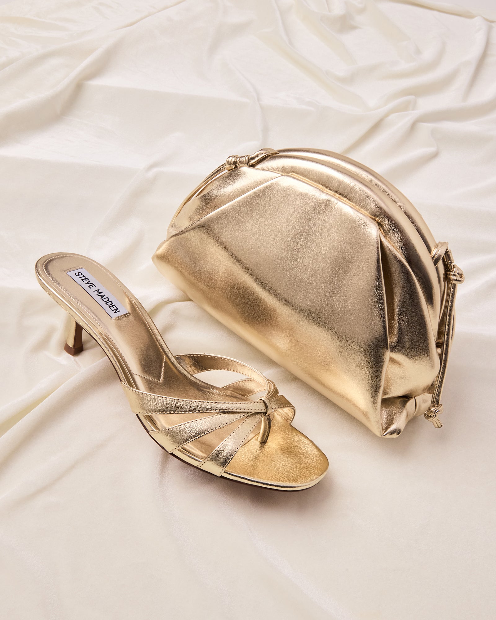 CARY HEEL AND HAILEE BAG GOLD BUNDLE