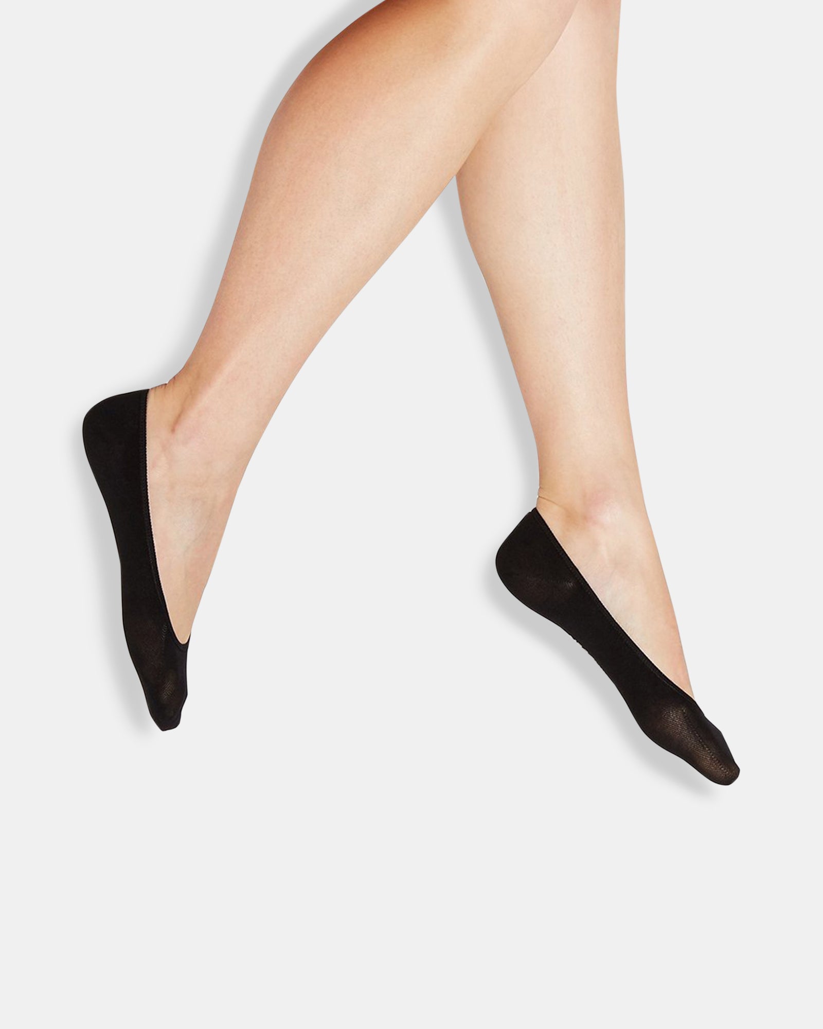 NO-SHOW SOCKS BLACK/TAN - Image 3