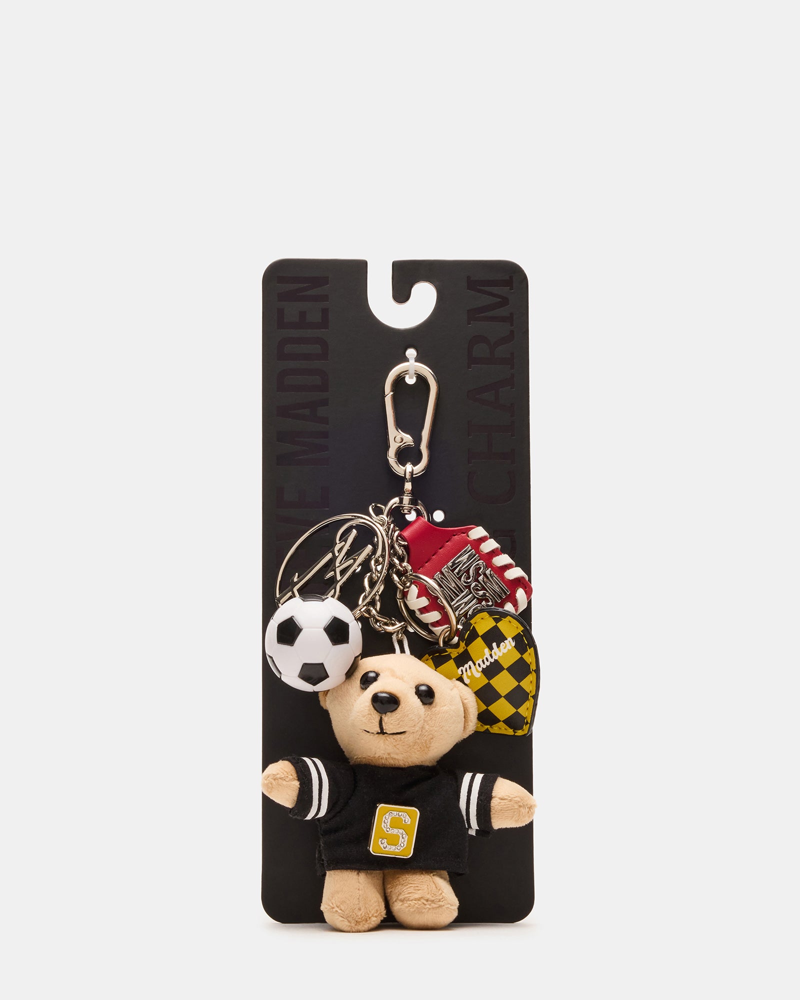 GOAL BAG CHARM BLACK/YELLOW - Image 5