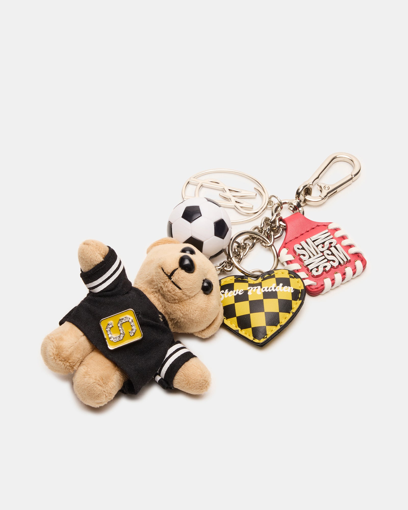 GOAL BAG CHARM BLACK/YELLOW - Image 4