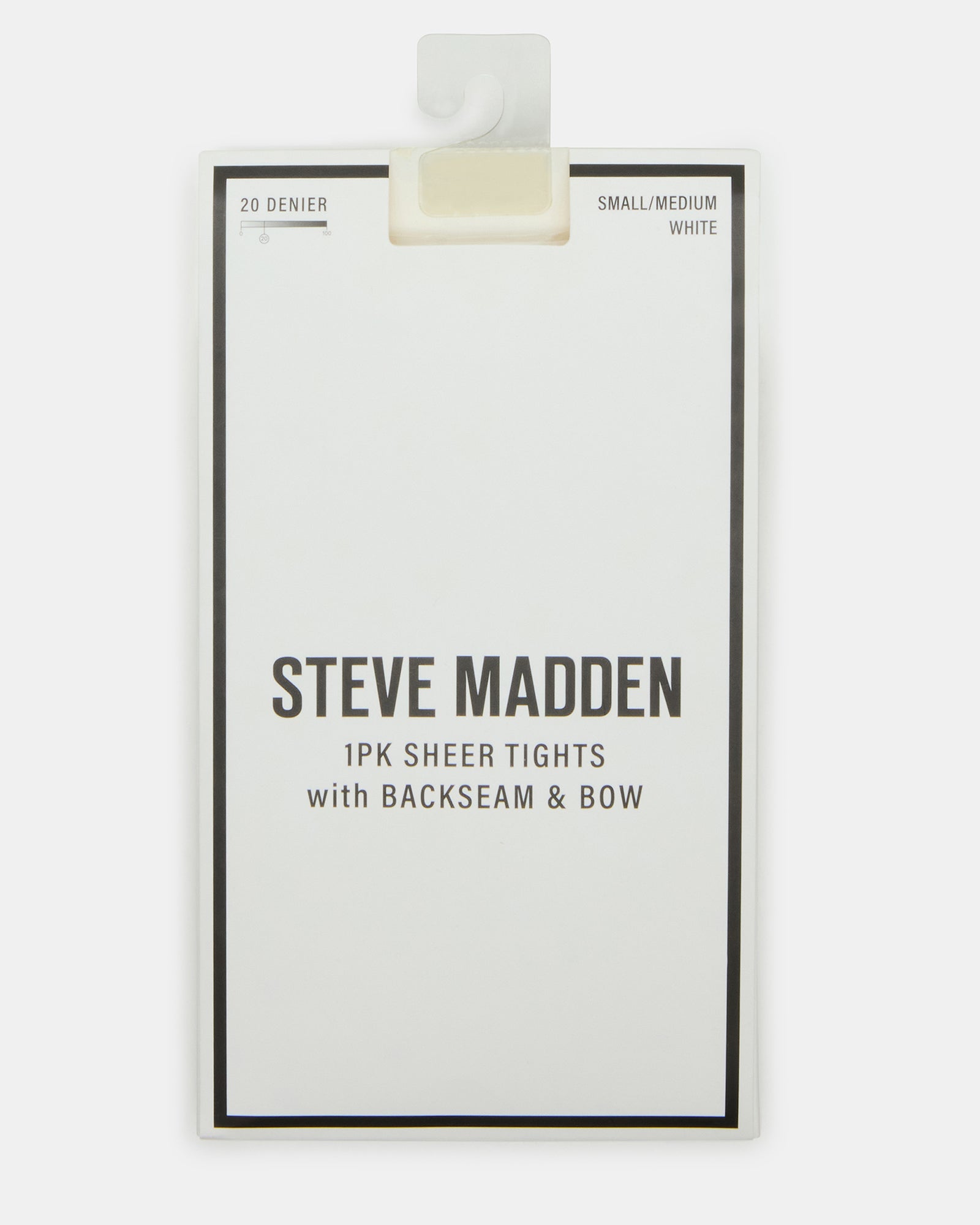 BRIDAL BOW TIGHTS SHEER WHITE - Image 3