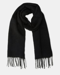 SOLID SCARF BLACK