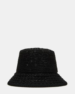 BREEZY STRAW HAT BLACK