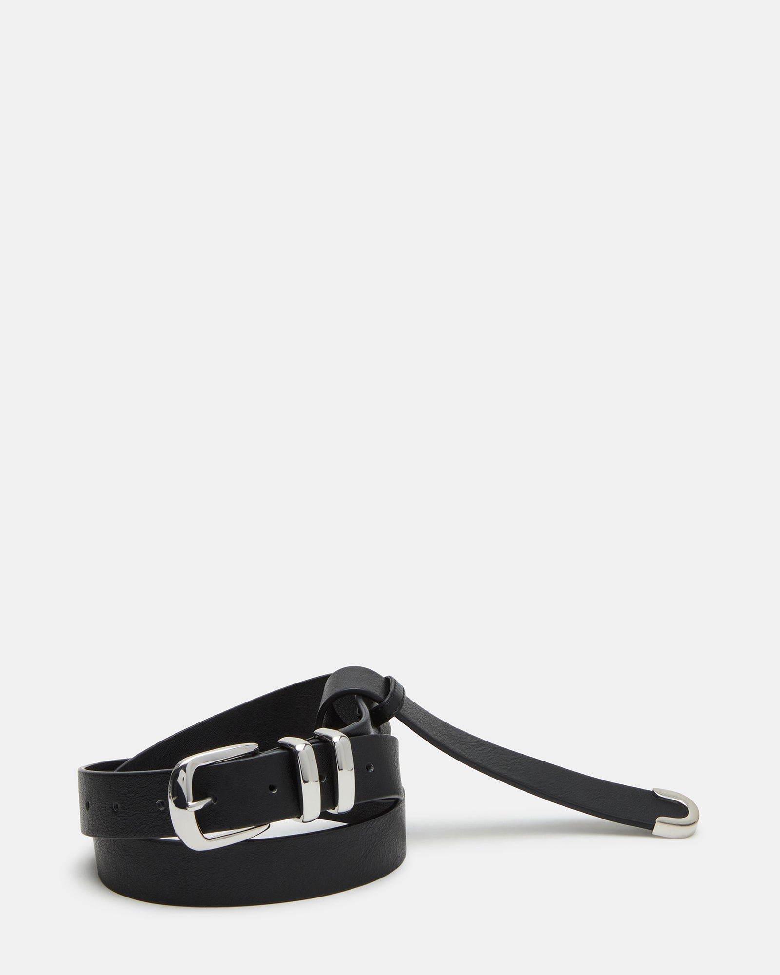 TEXTURED BELT BLACK - Image 3