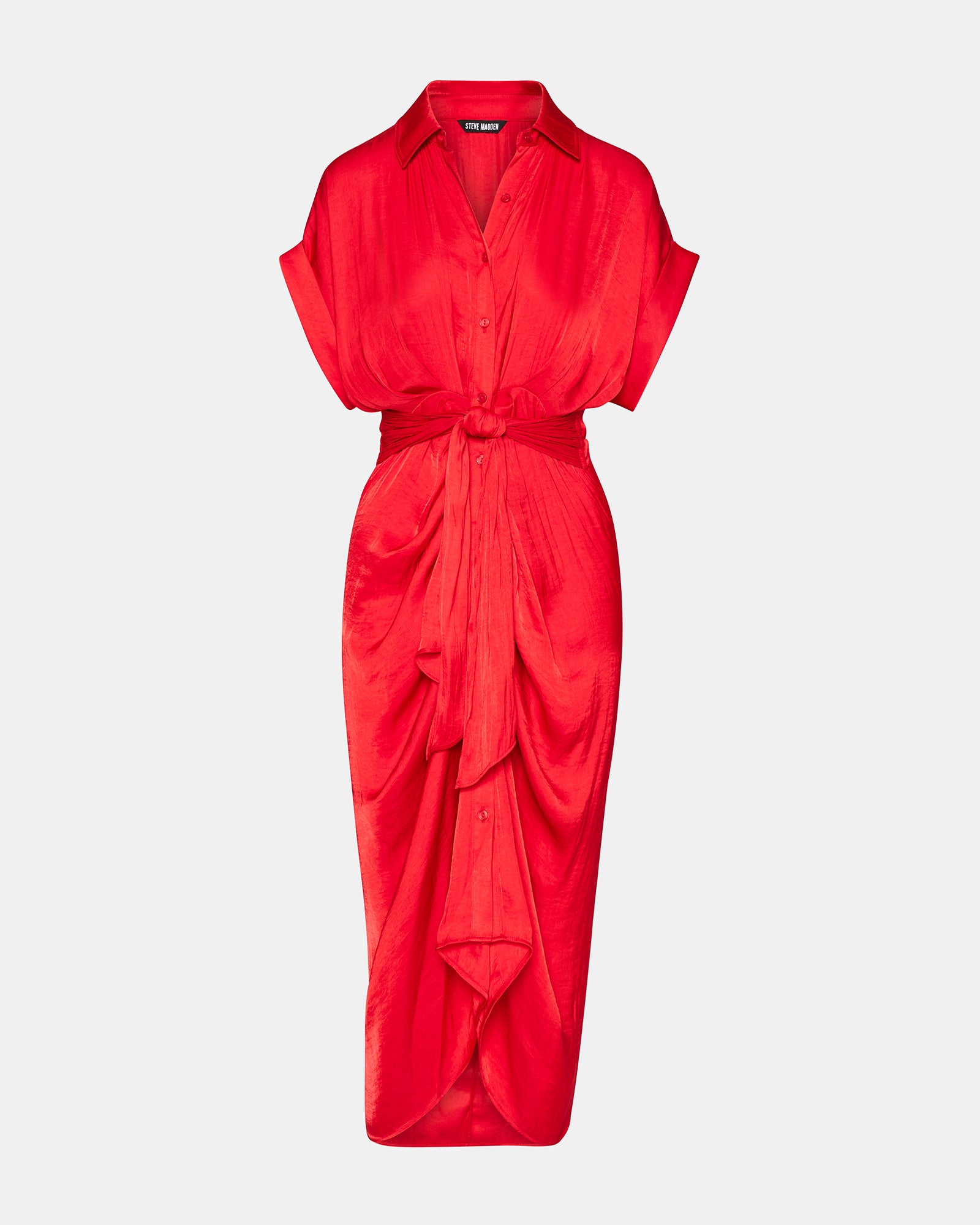 TORI DRESS RED - Image 6
