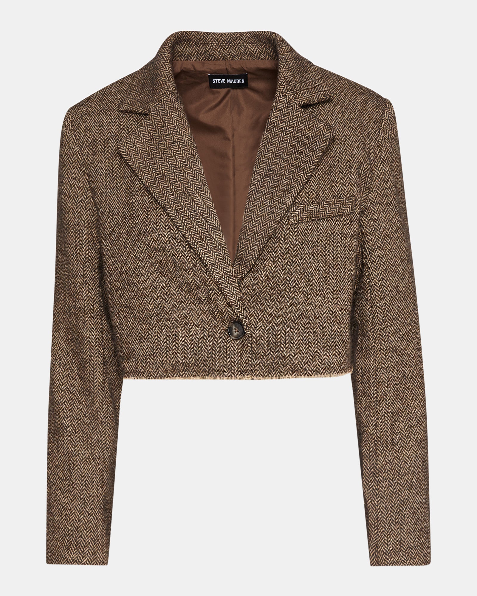 RUPI CROPPED BLAZER BROWN - Image 6