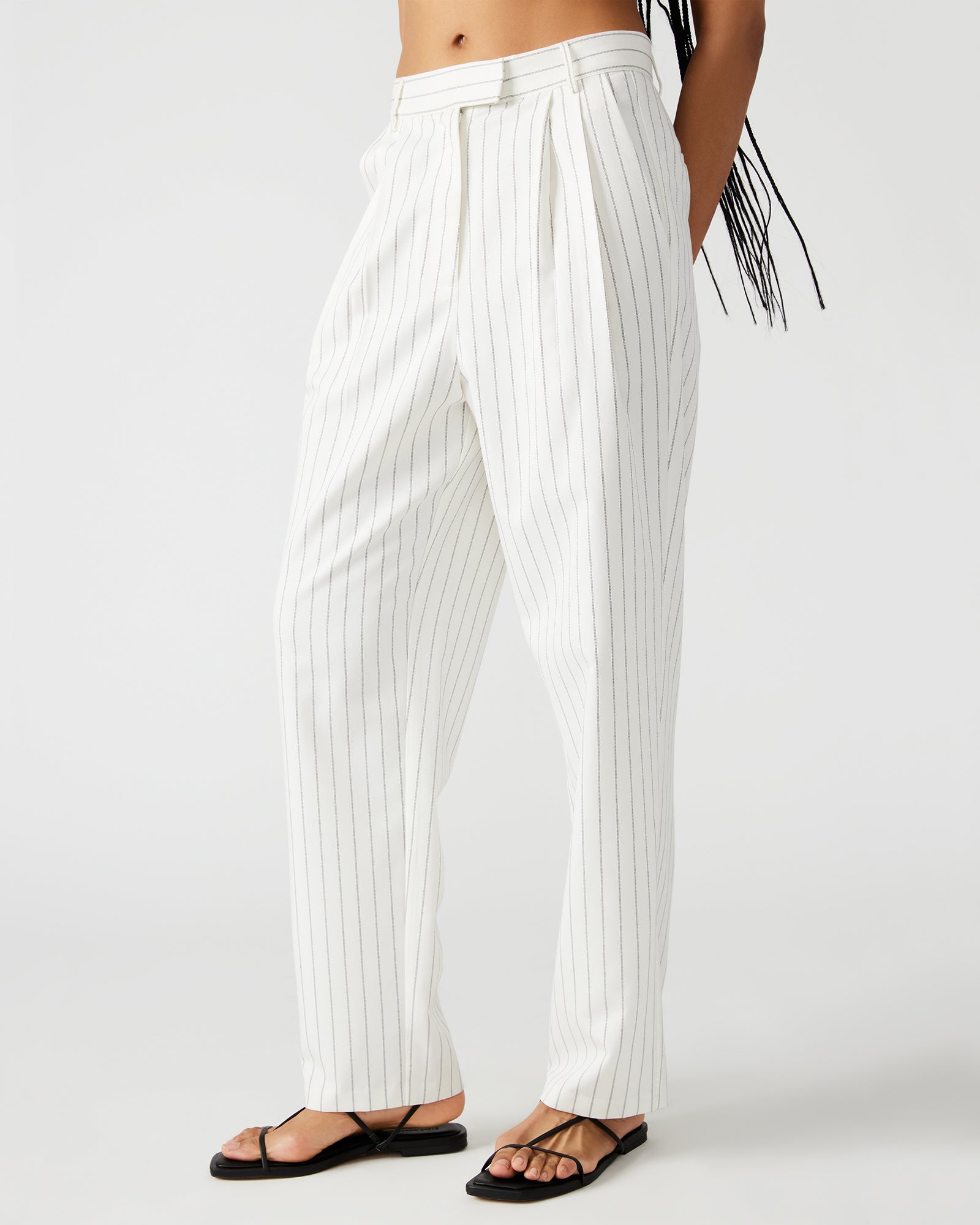 RUMI PANT WHITE/BLACK - Image 3