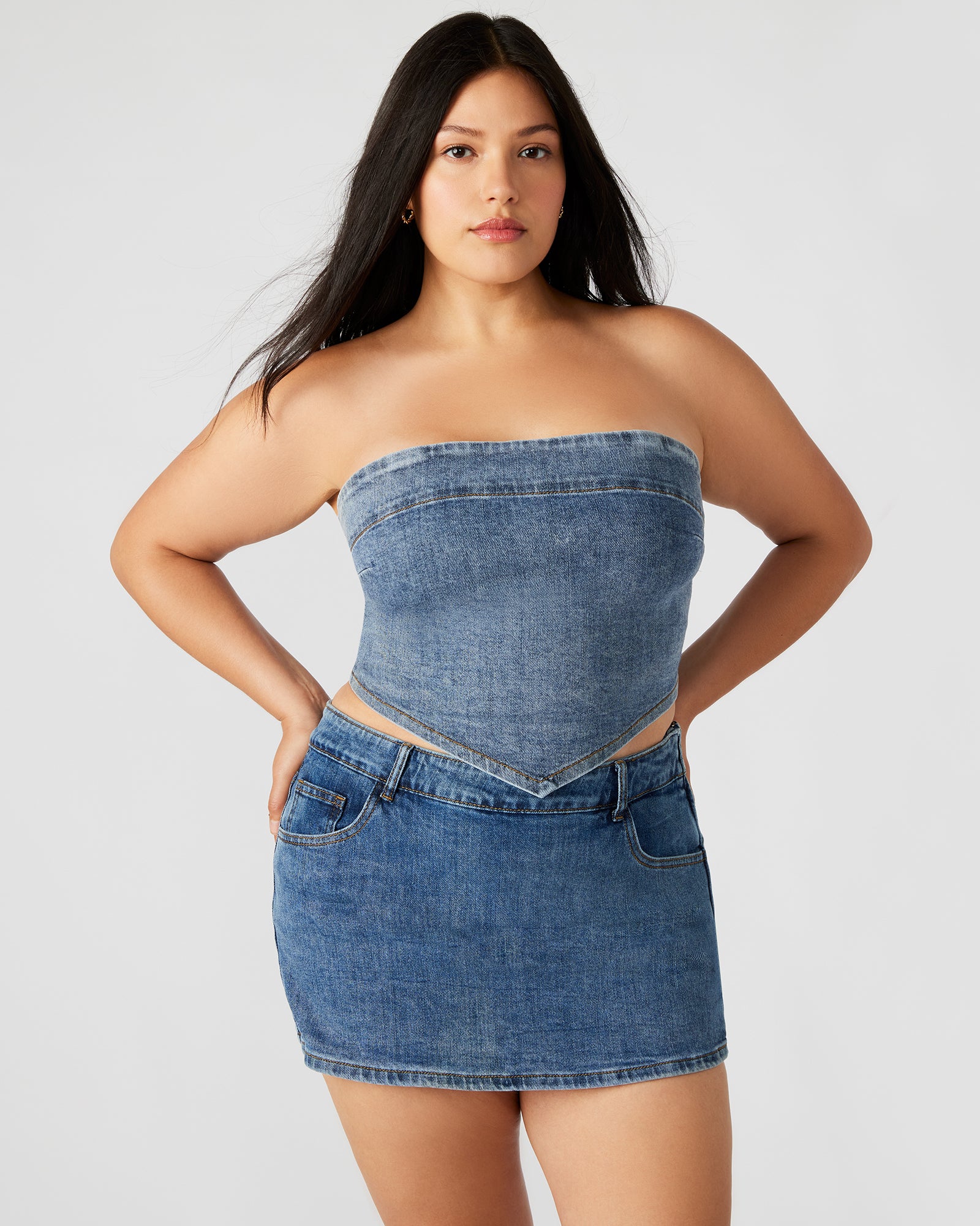 SURI DENIM TOP - Image 2