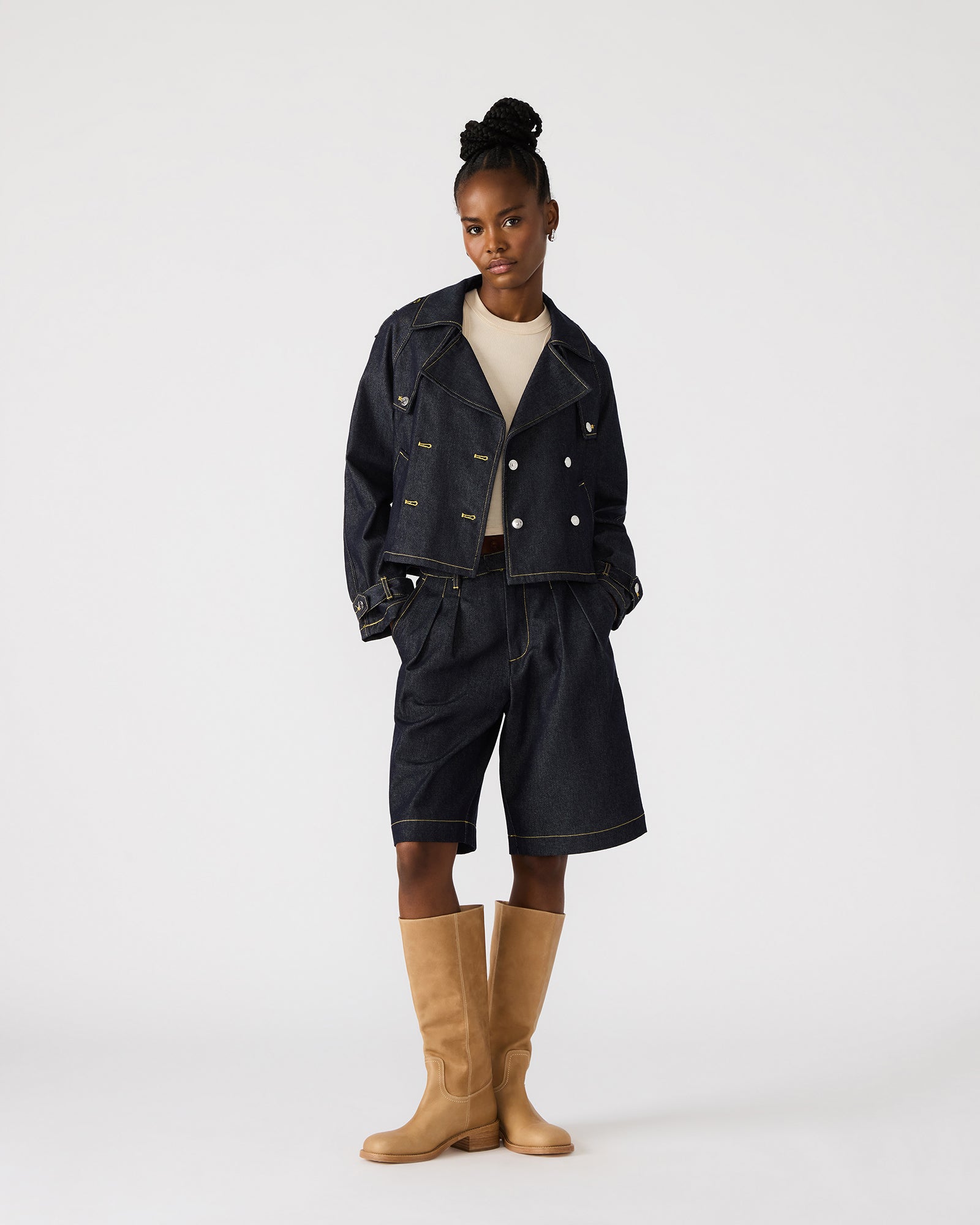 SIRUS DENIM JACKET INDIGO - Image 5