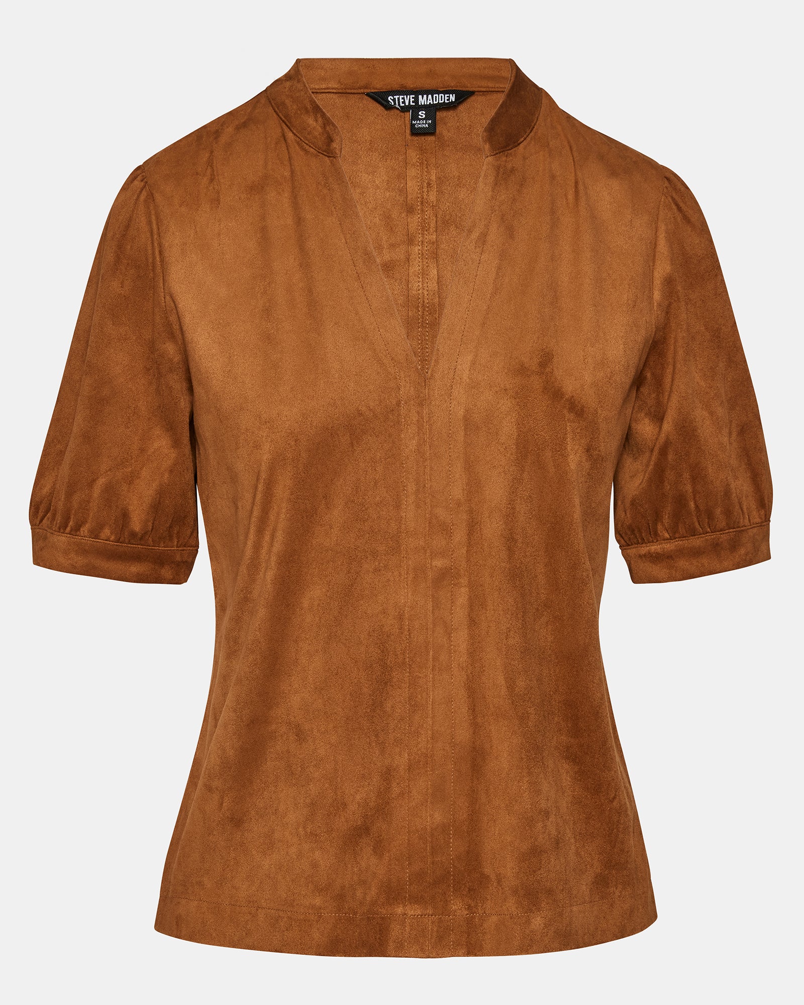 JANE SUEDE TOP COGNAC - Image 5