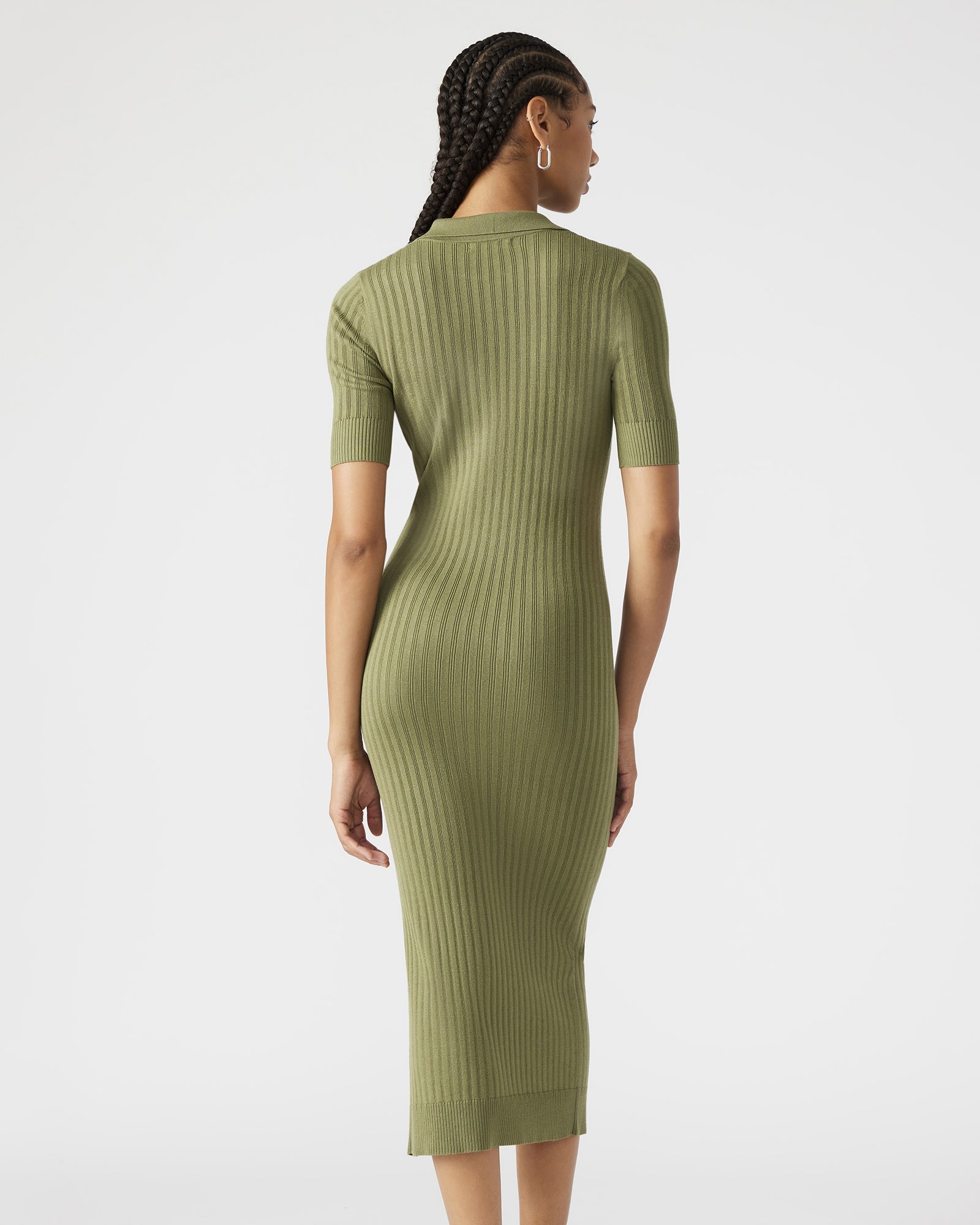 LINDY DRESS OLIVE - Image 5