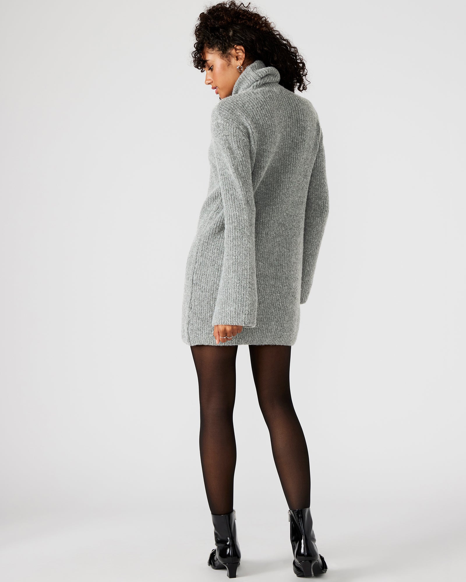 ABBIE SWEATER DRESS GREY - Image 3