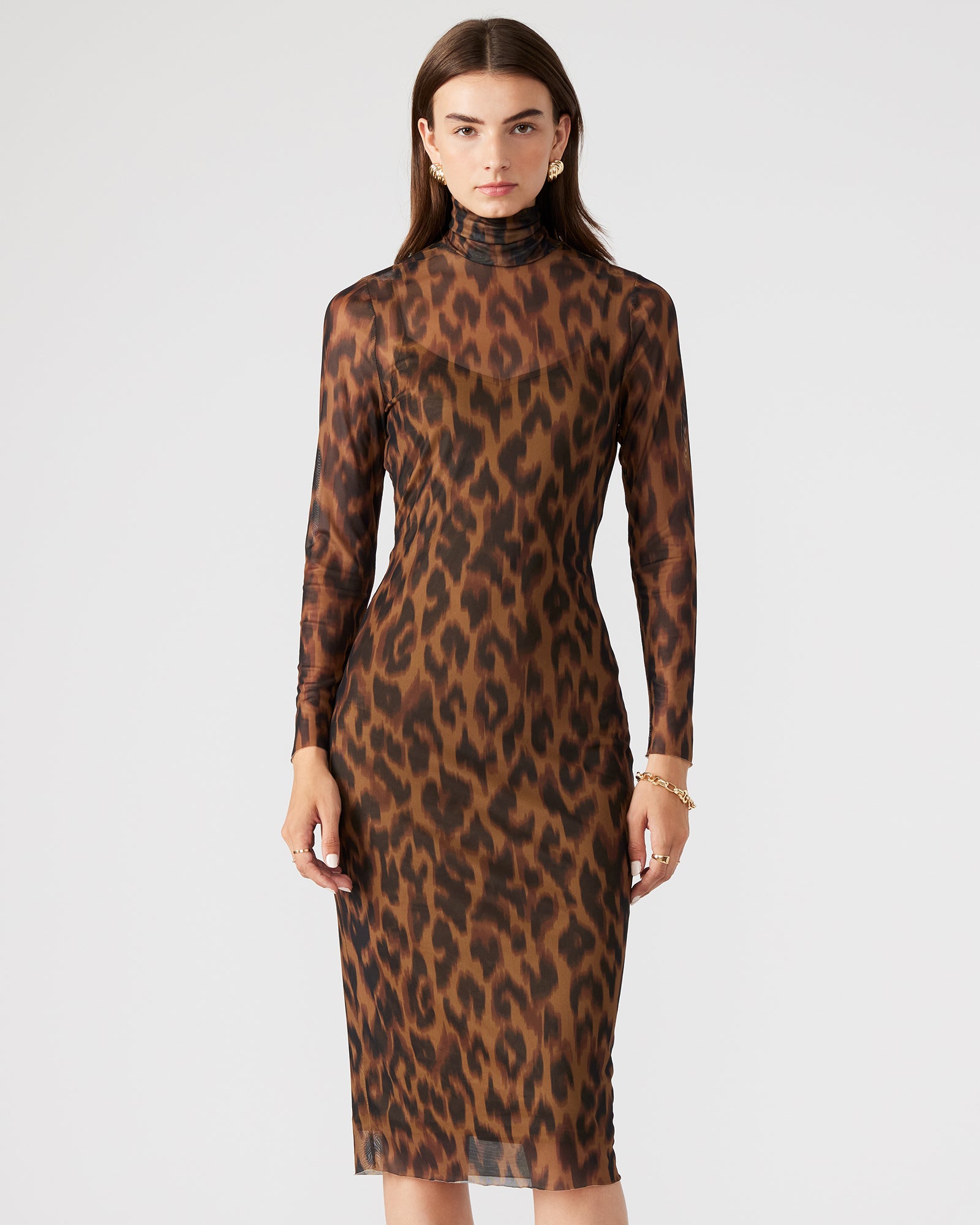 VIVIENNE DRESS LEOPARD - Image 3