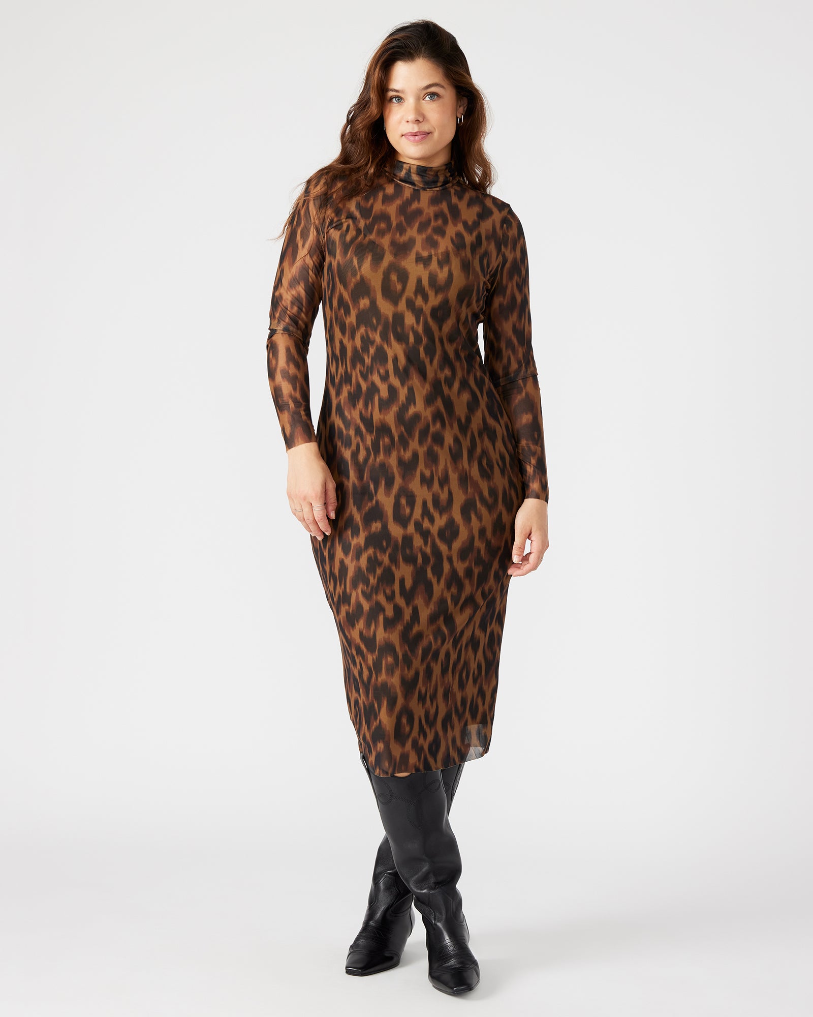 VIVIENNE DRESS LEOPARD - Image 2