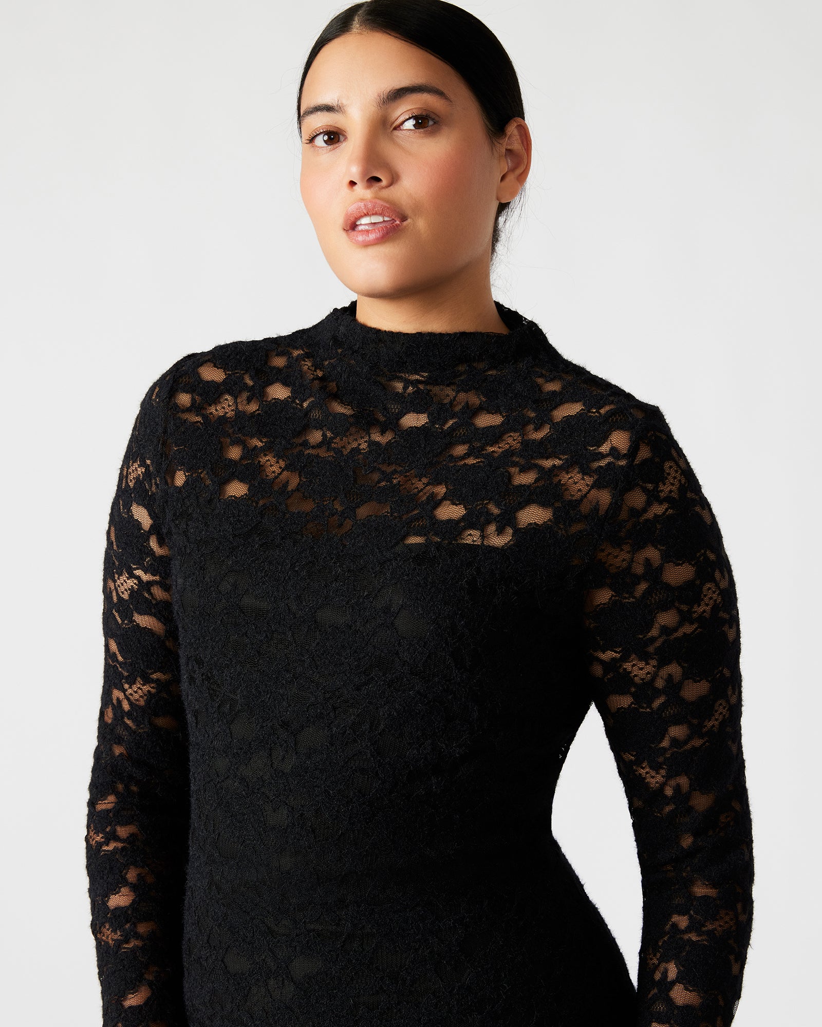 VIVIENNE LACE DRESS BLACK - Image 2