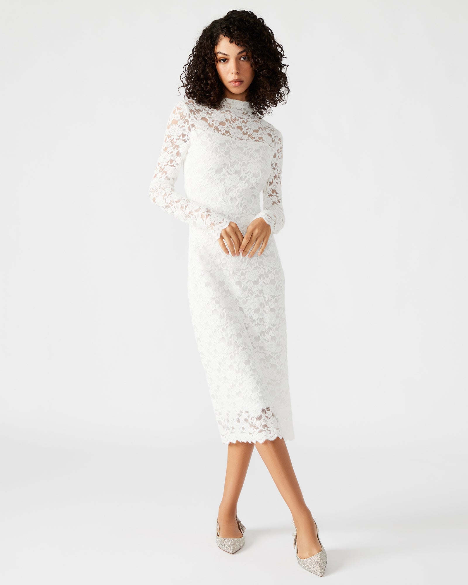 VIVIENNE LACE DRESS IVORY - Image 2