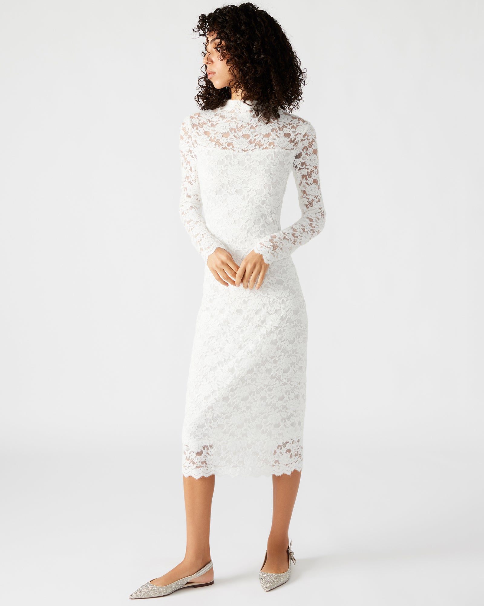 VIVIENNE LACE DRESS IVORY - Image 4
