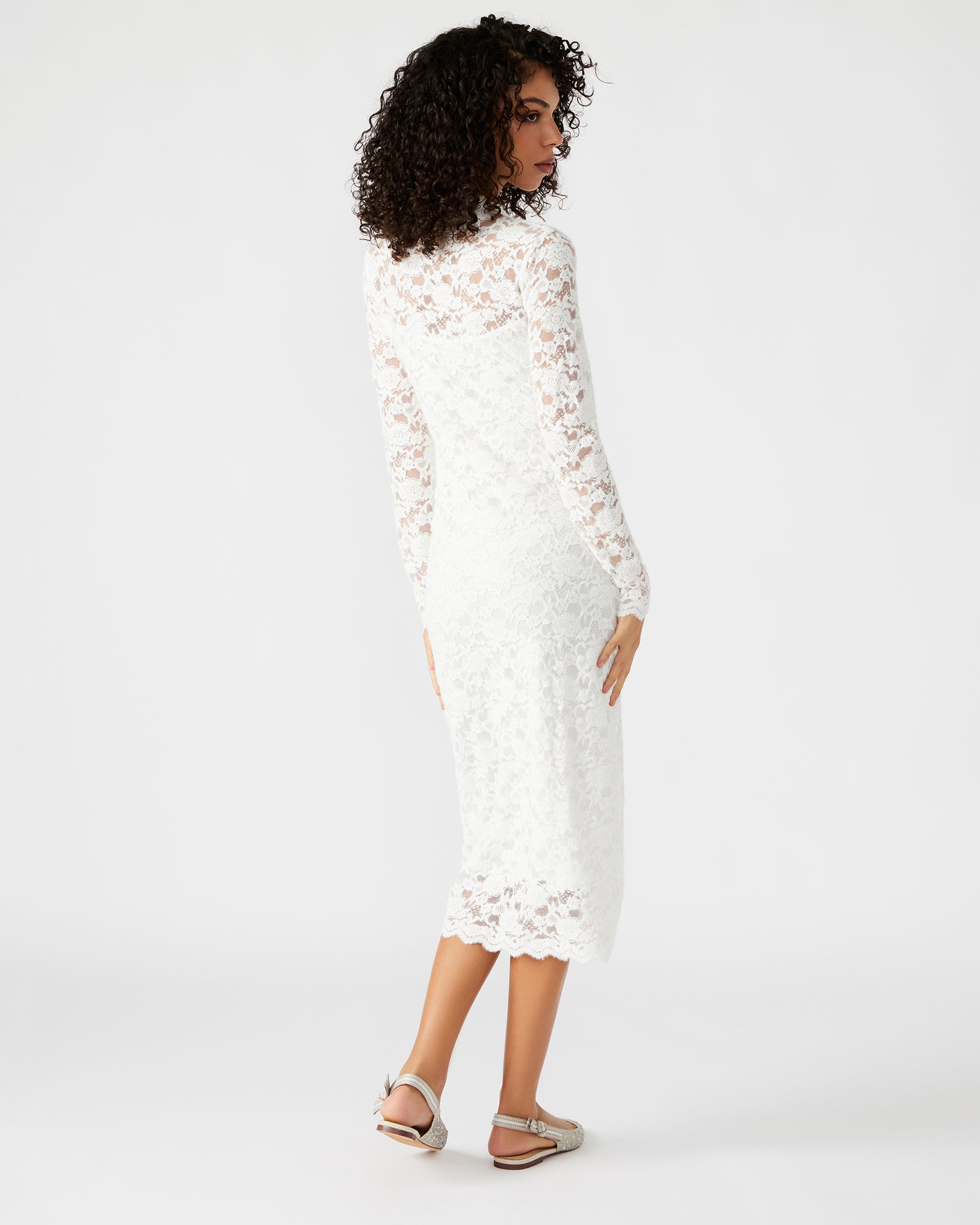VIVIENNE LACE DRESS IVORY - Image 5