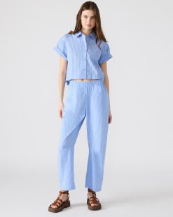 SAELYN PANT BLUE/WHITE