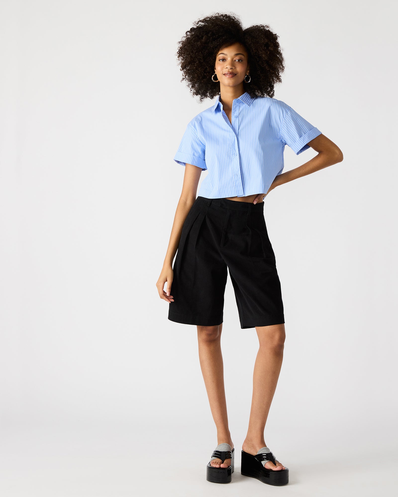 TULA TOP BLUE/WHITE - Image 5