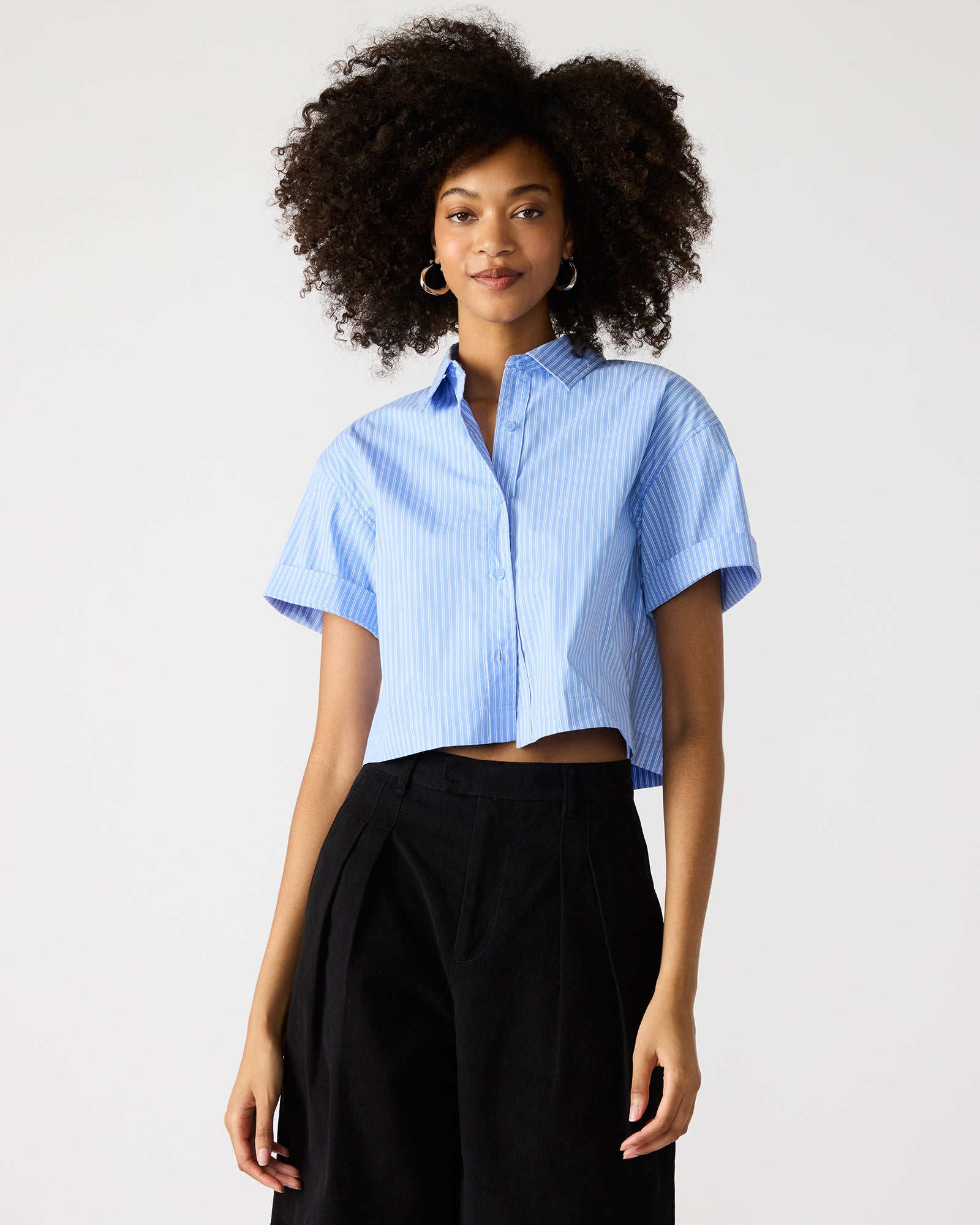 TULA TOP BLUE/WHITE - Image 2