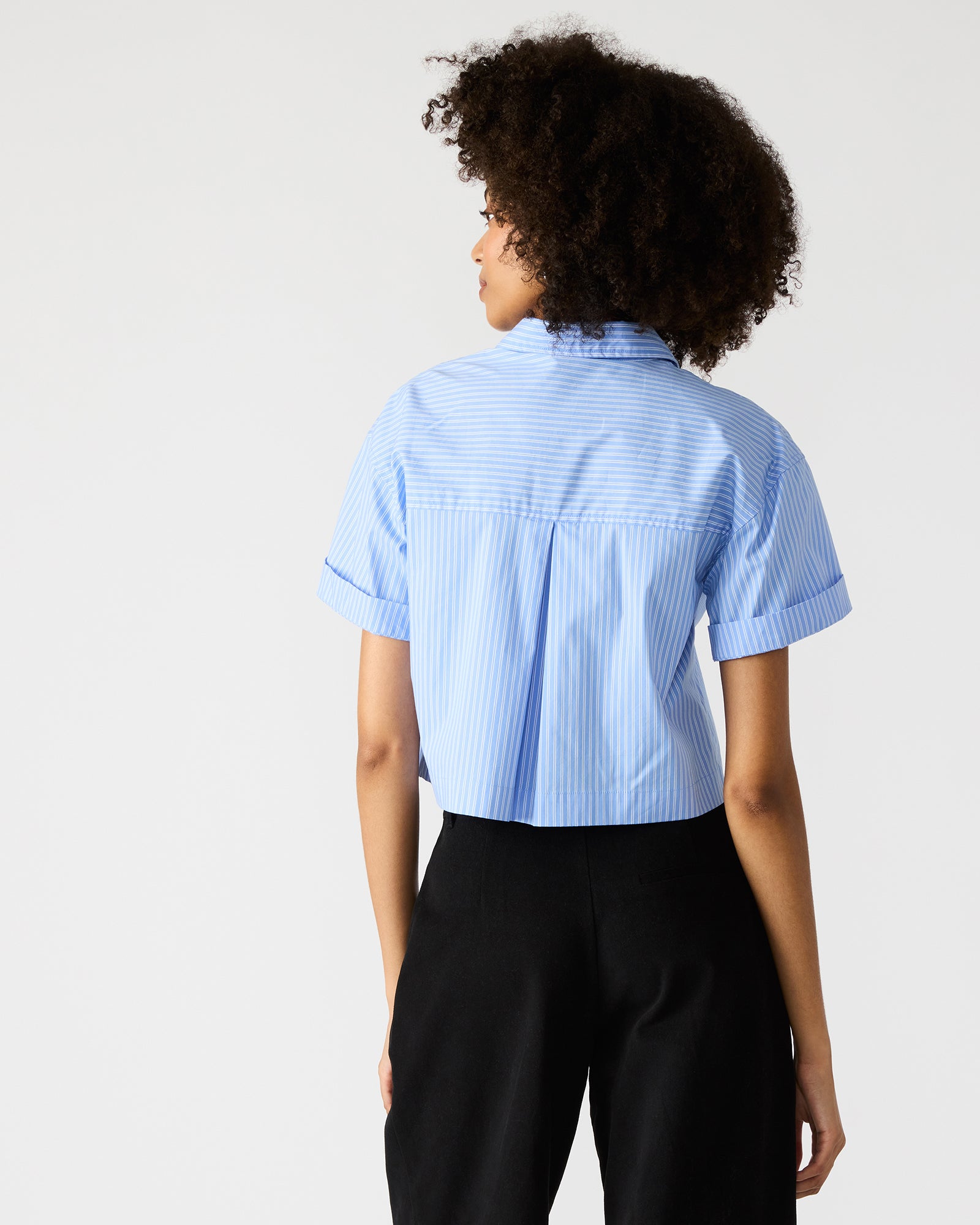 TULA TOP BLUE/WHITE - Image 4