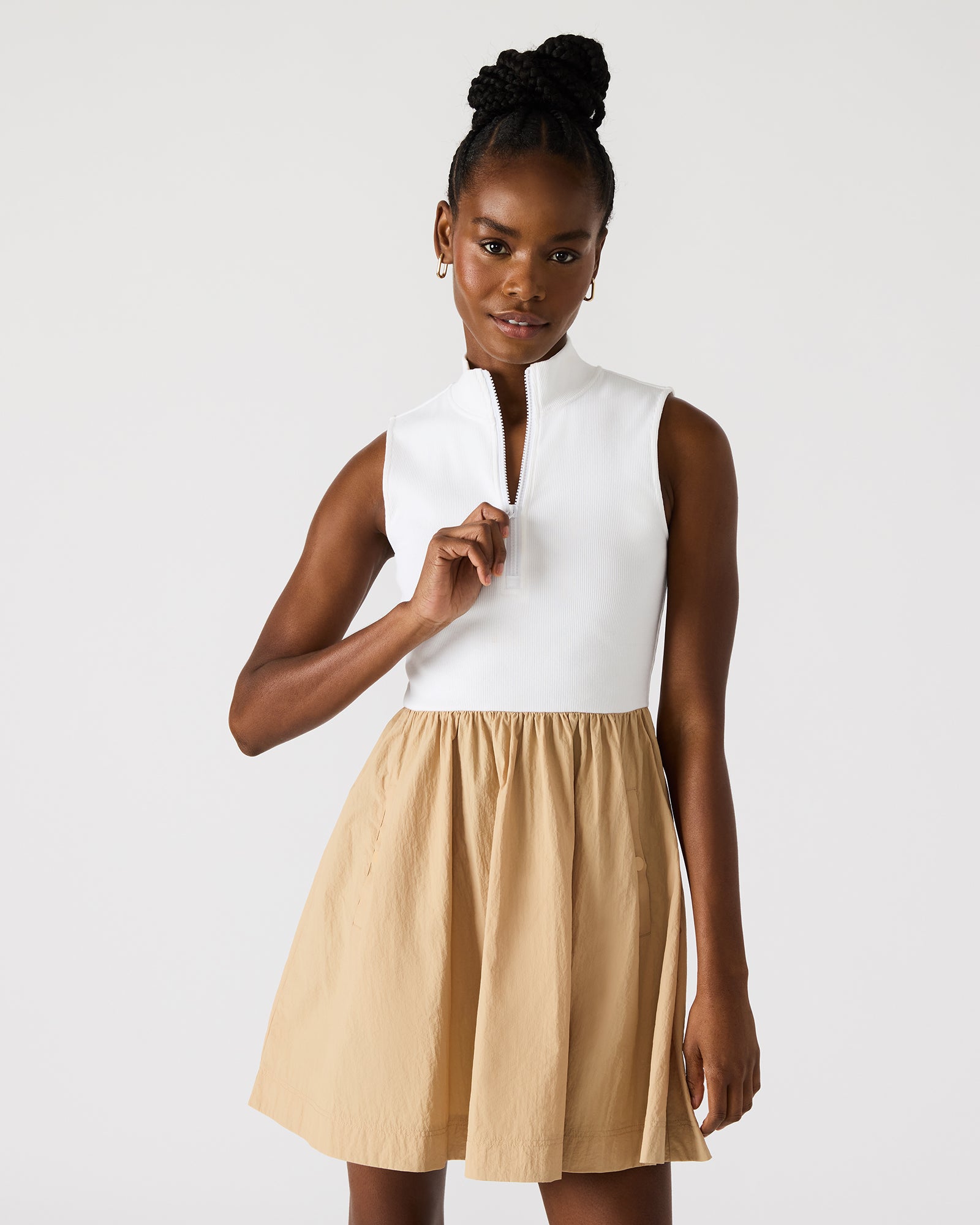 LYON DRESS TAUPE - Image 4