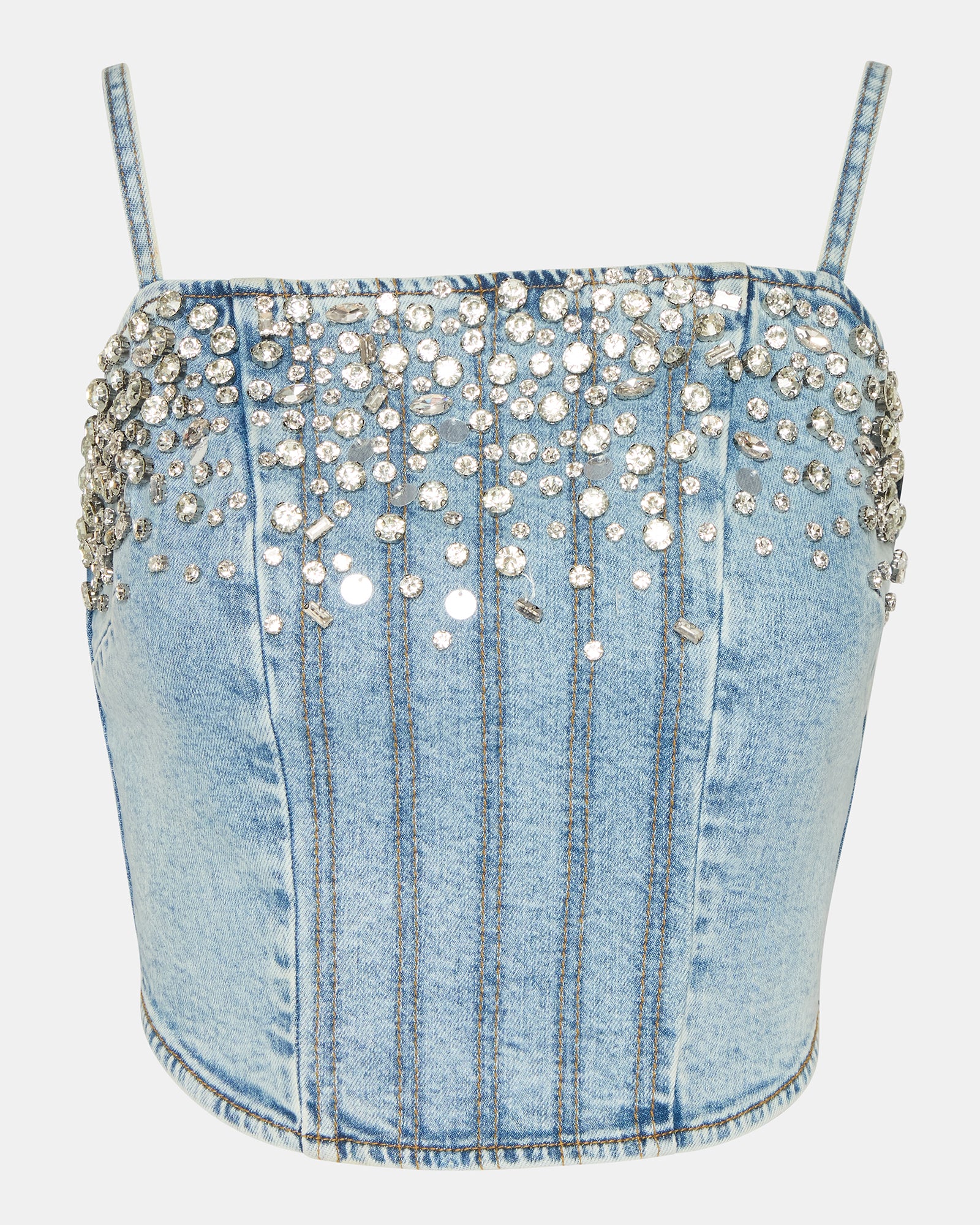 ERAS DENIM TOP - Image 9