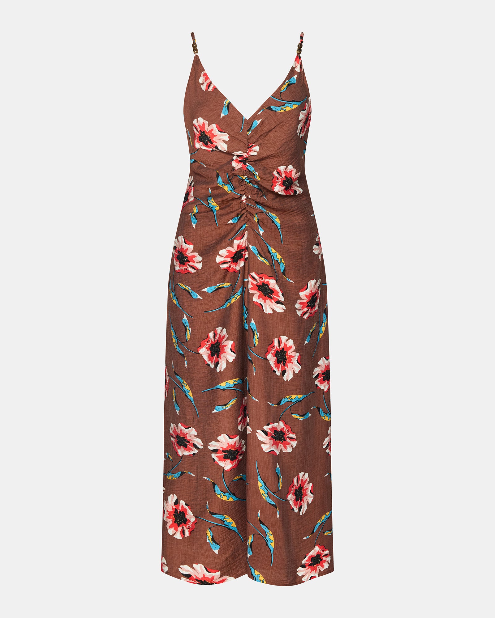 MONROE DRESS BROWN - Image 7