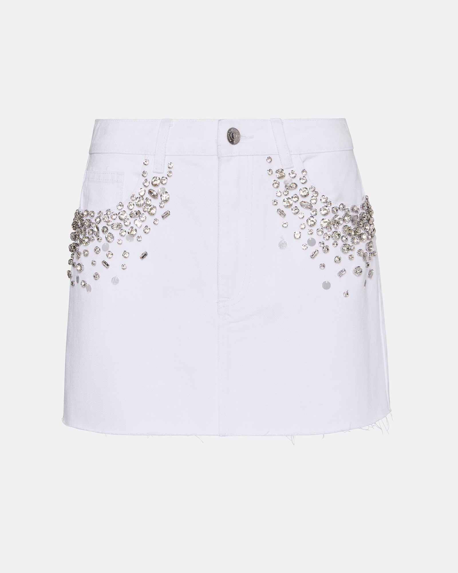 ERAS DENIM SKIRT WHITE - Image 6