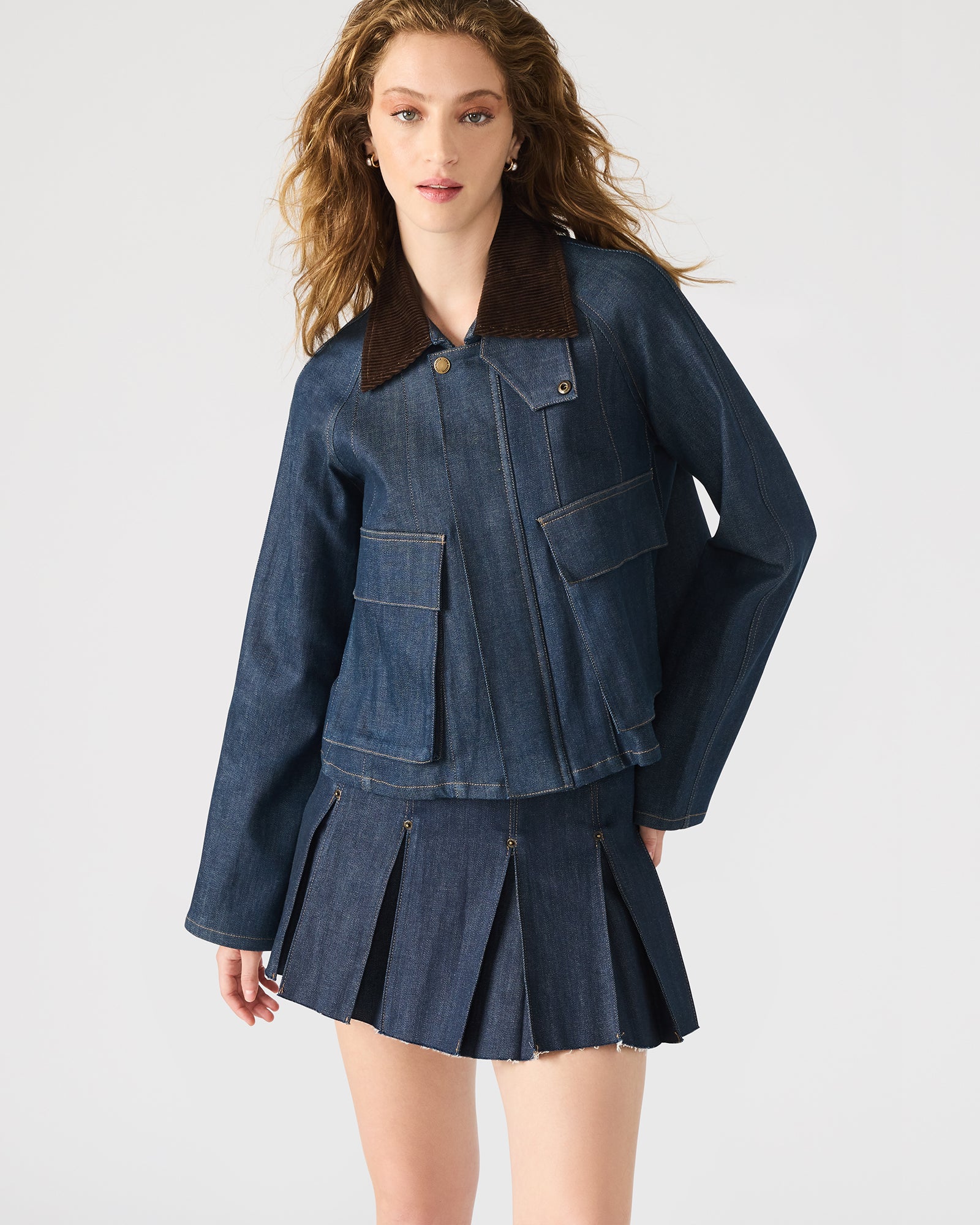 JUSTINA BARN JACKET DEEP INDIGO - Image 2