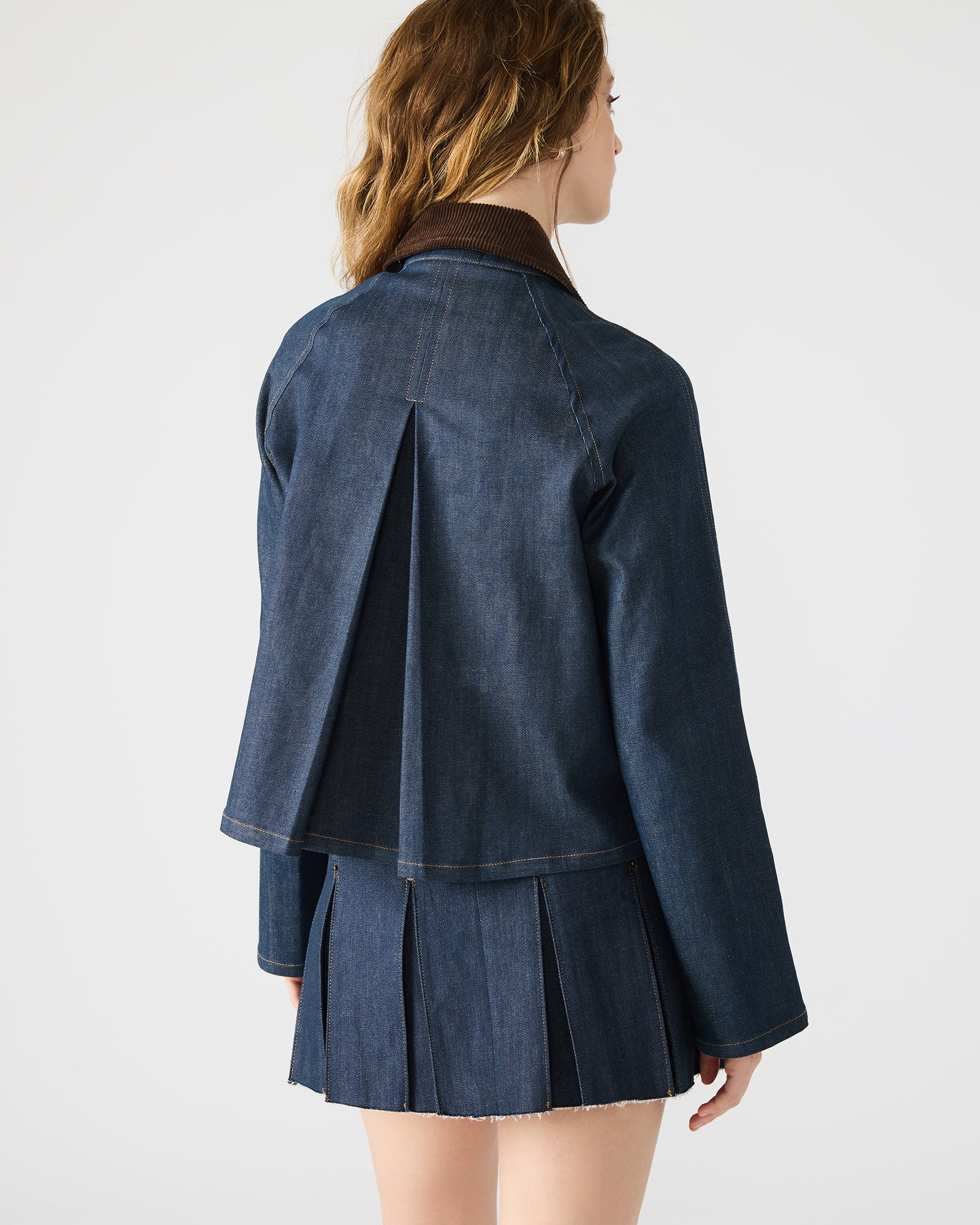 JUSTINA BARN JACKET DEEP INDIGO - Image 4