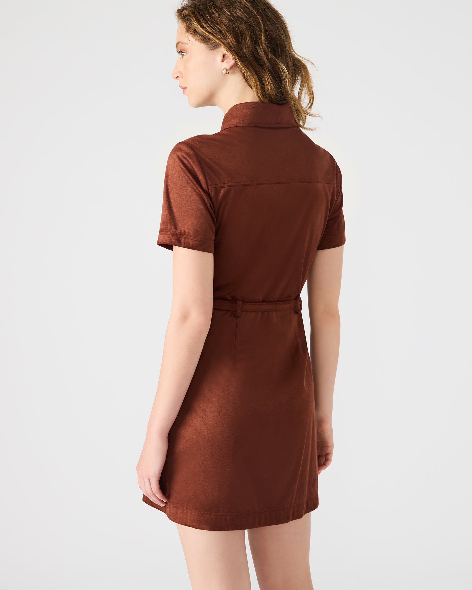 JOLIANA DRESS DARK FIG - Image 4