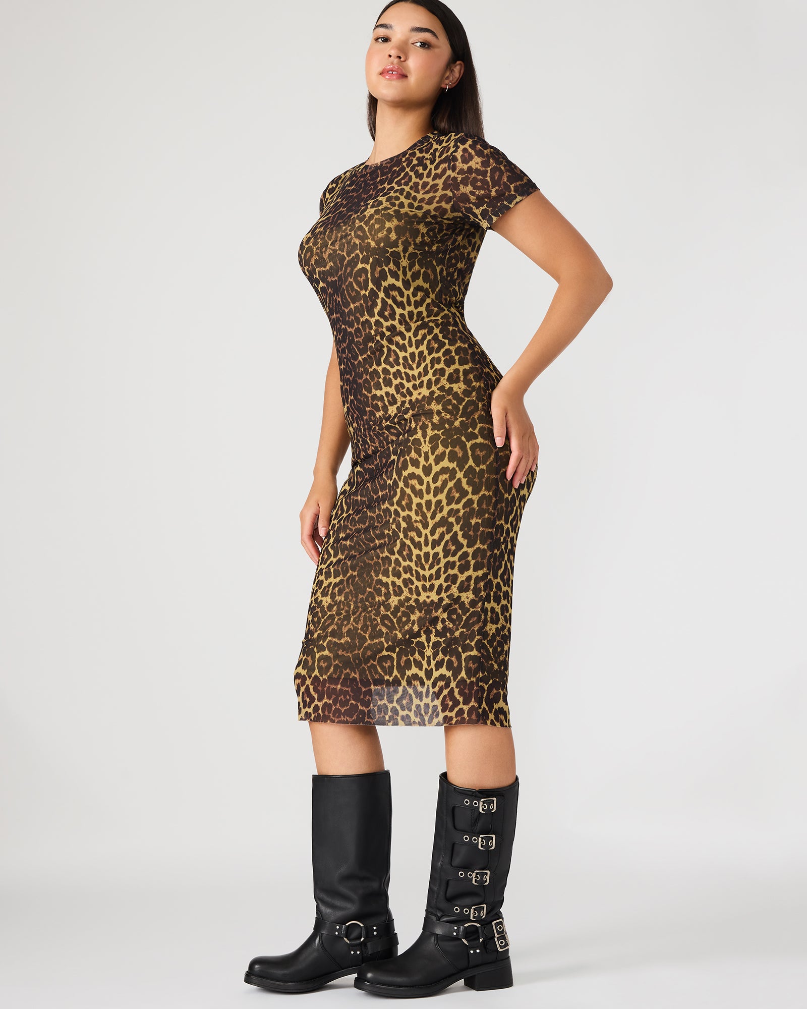 SHORT SLEEVE HAILEE DRESS HOT SPOTS PRINT - Image 3