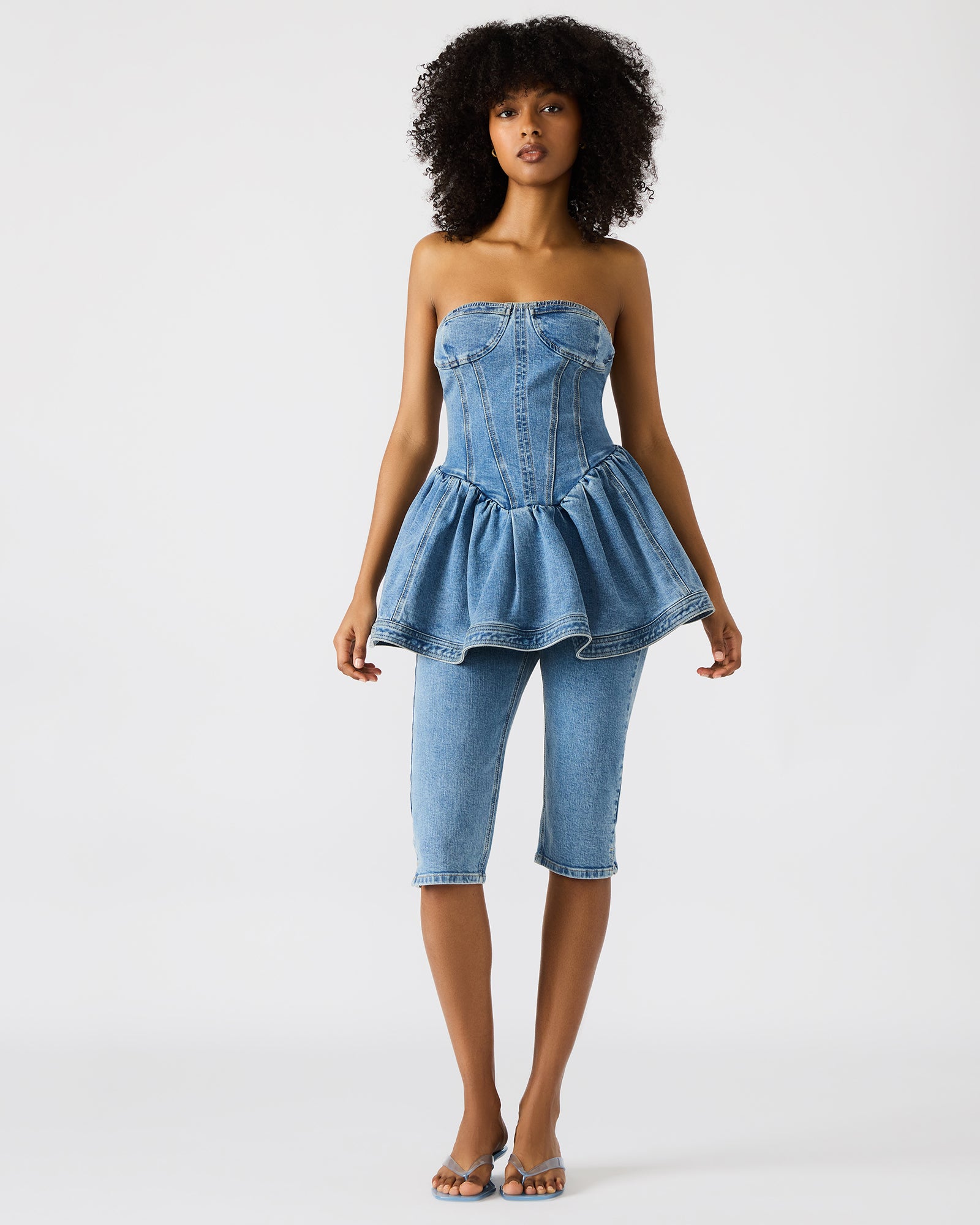 RINA DENIM TOP - Image 4