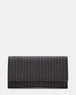 JULIANA BAG GRAY PINSTRIPE