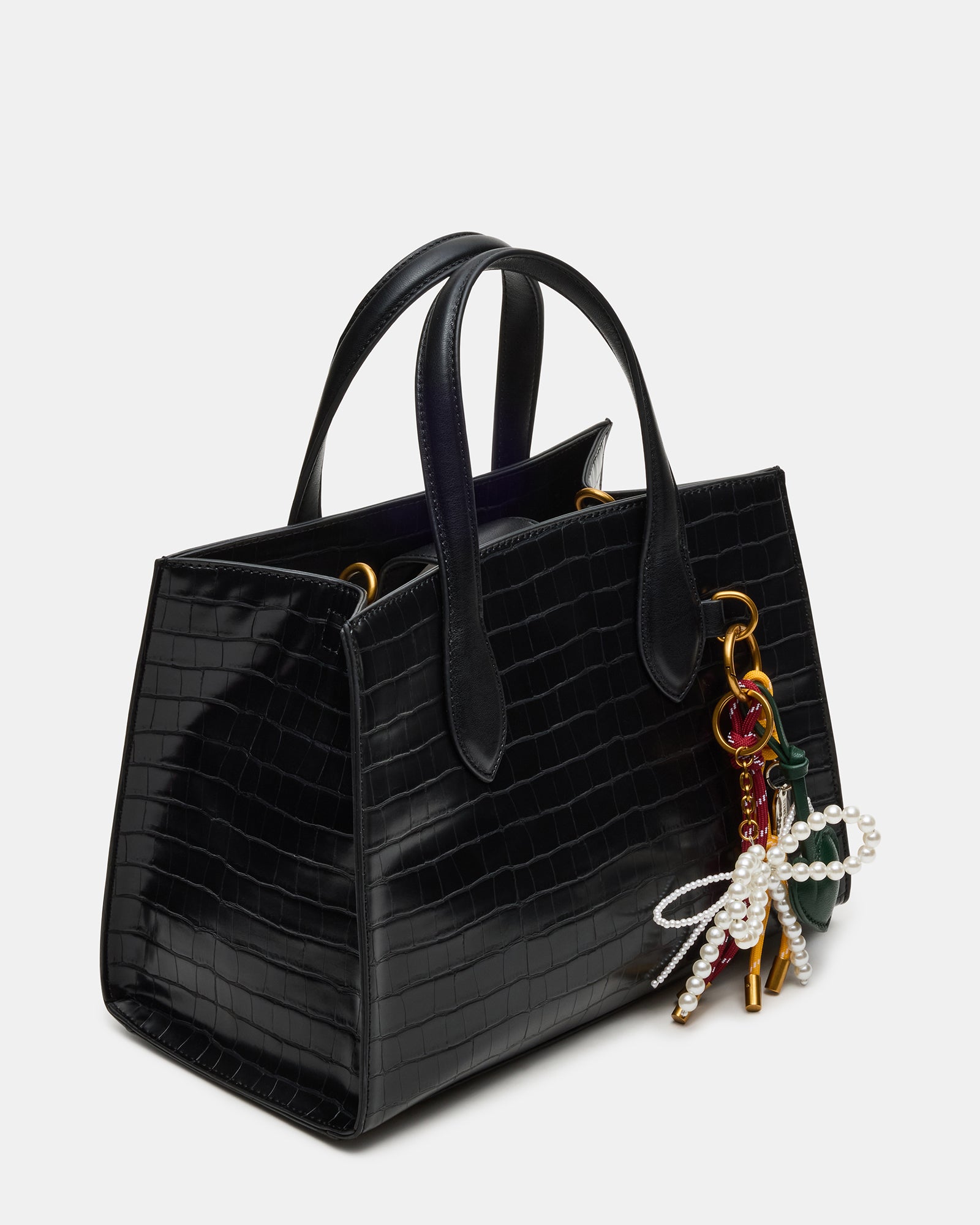 CALLEB BAG BLACK CROCODILE - Image 4