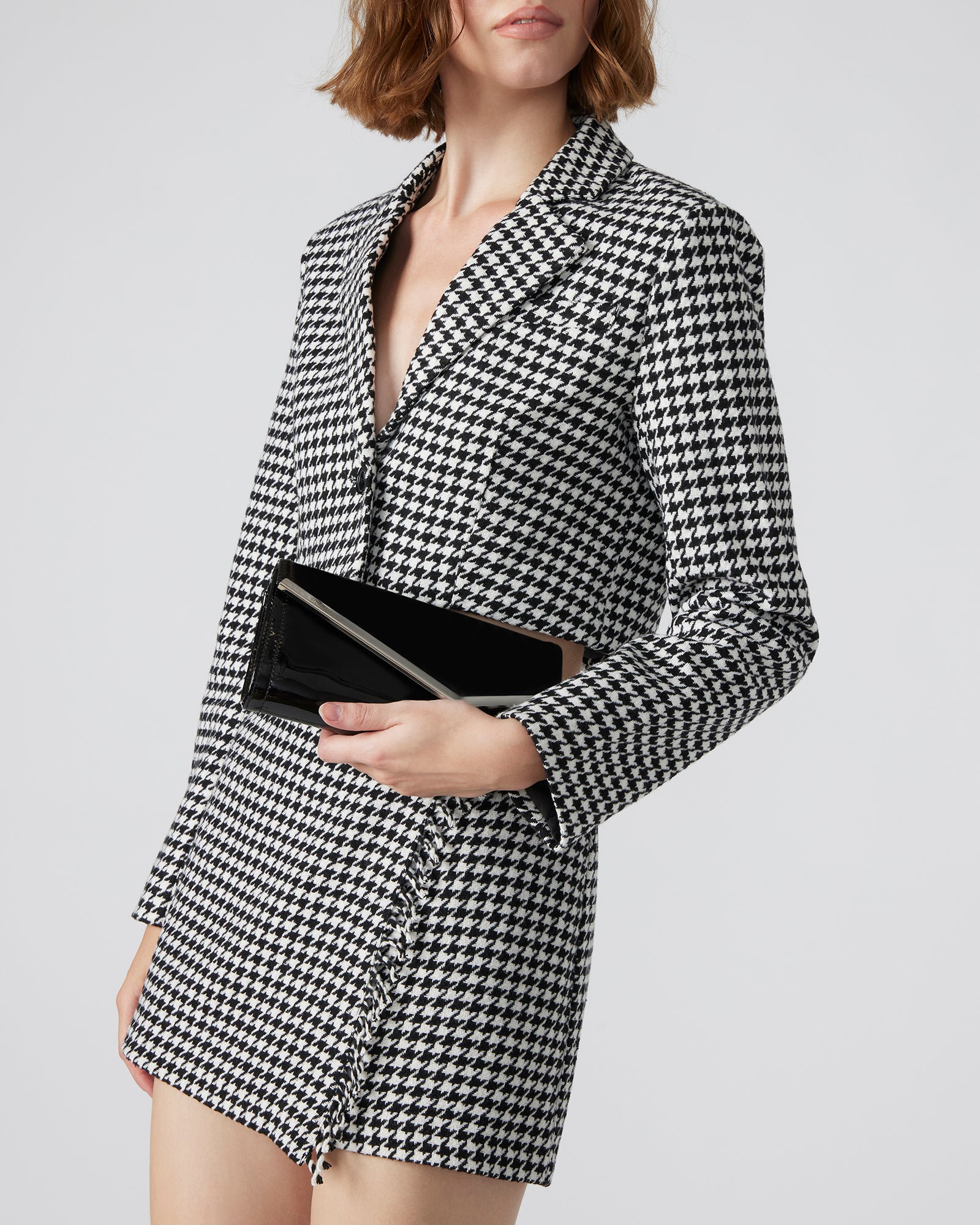 CLUTCHD BAG BLACK PATENT - Image 7