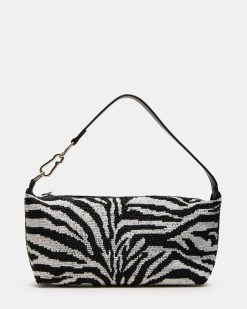 EMERSYN BEADED BAG ZEBRA