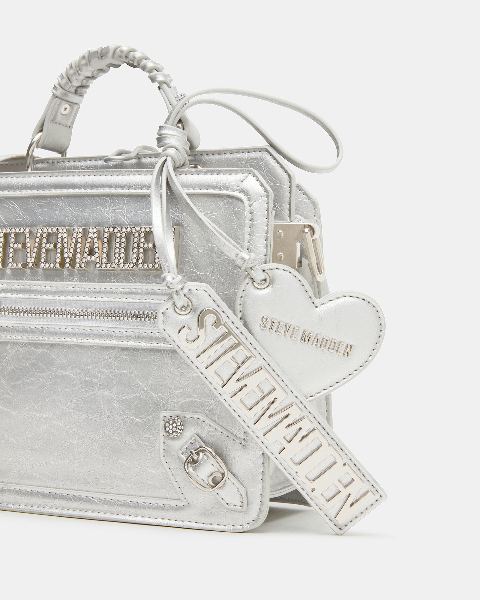 EVELYN CHARMS BAG SILVER - Image 3