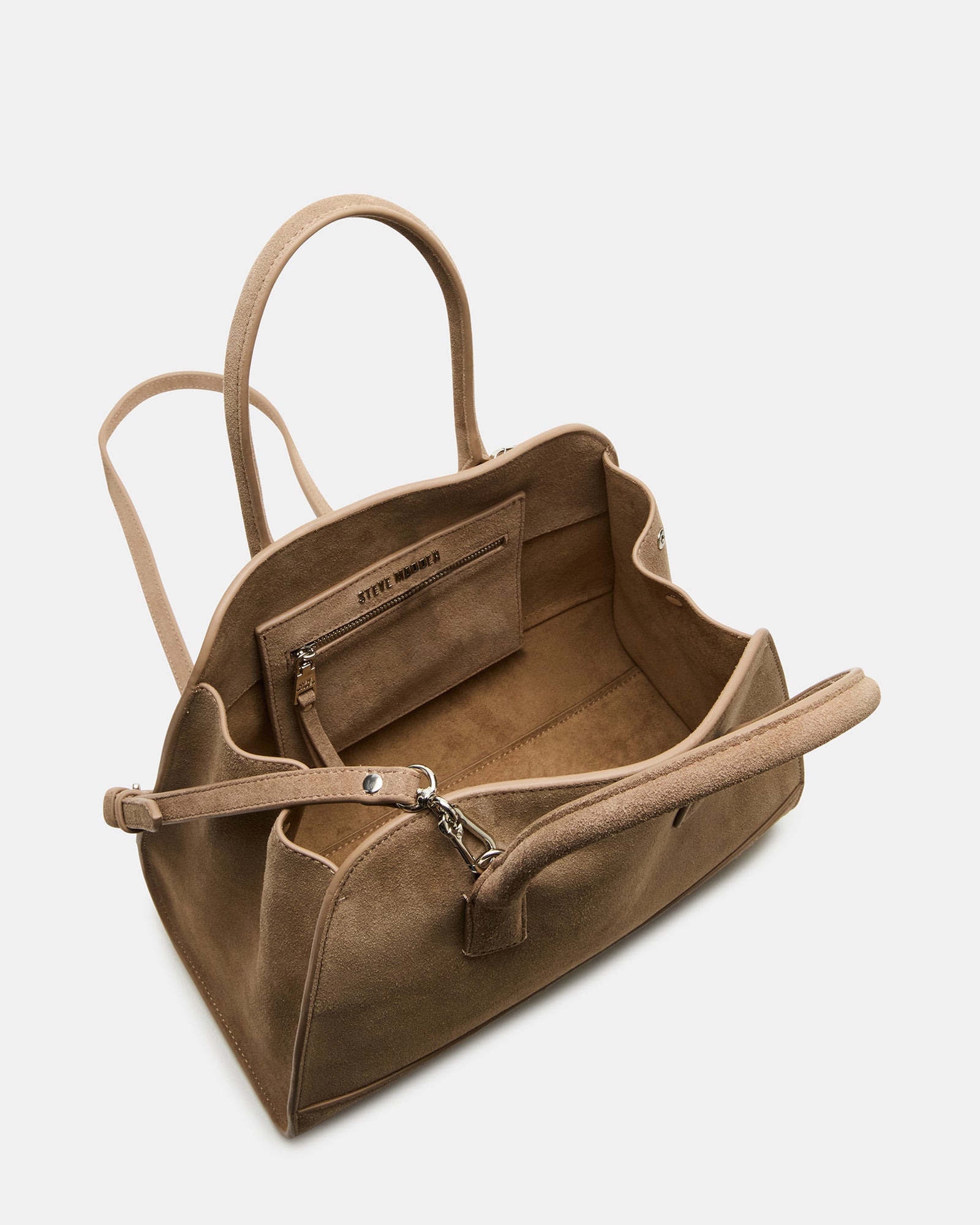 HADLEE BAG TAUPE SUEDE - Image 5