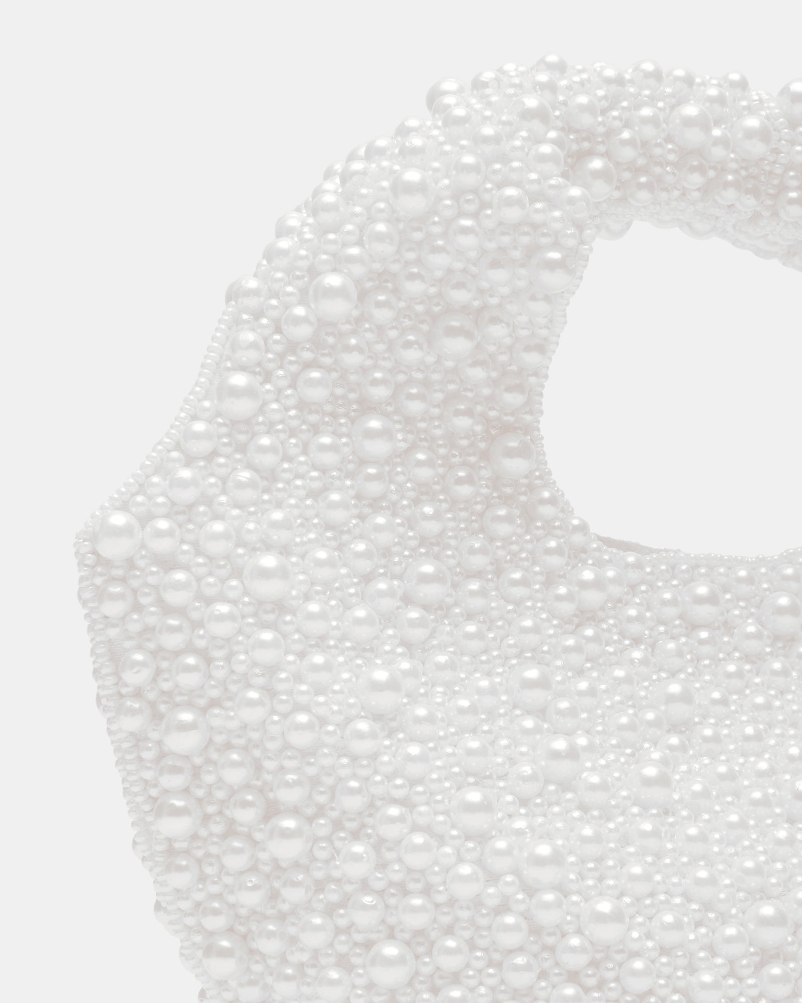KINSLEY BEADED BAG WHITE - Image 3