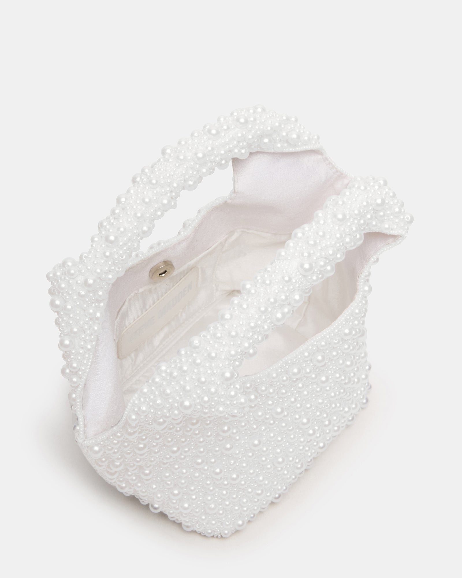 KINSLEY BEADED BAG WHITE - Image 5