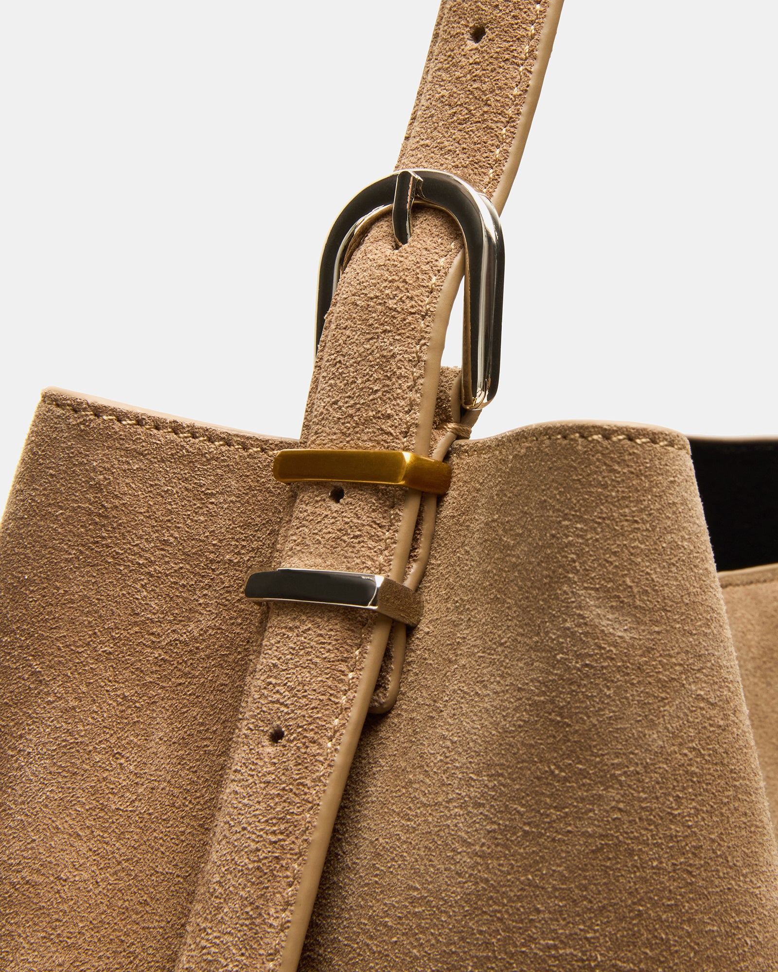 TAYLR BAG TAUPE SUEDE - Image 3
