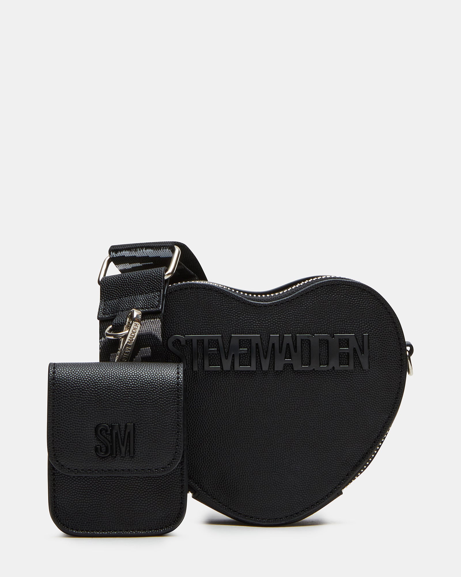 HEART CROSSBODY BLACK